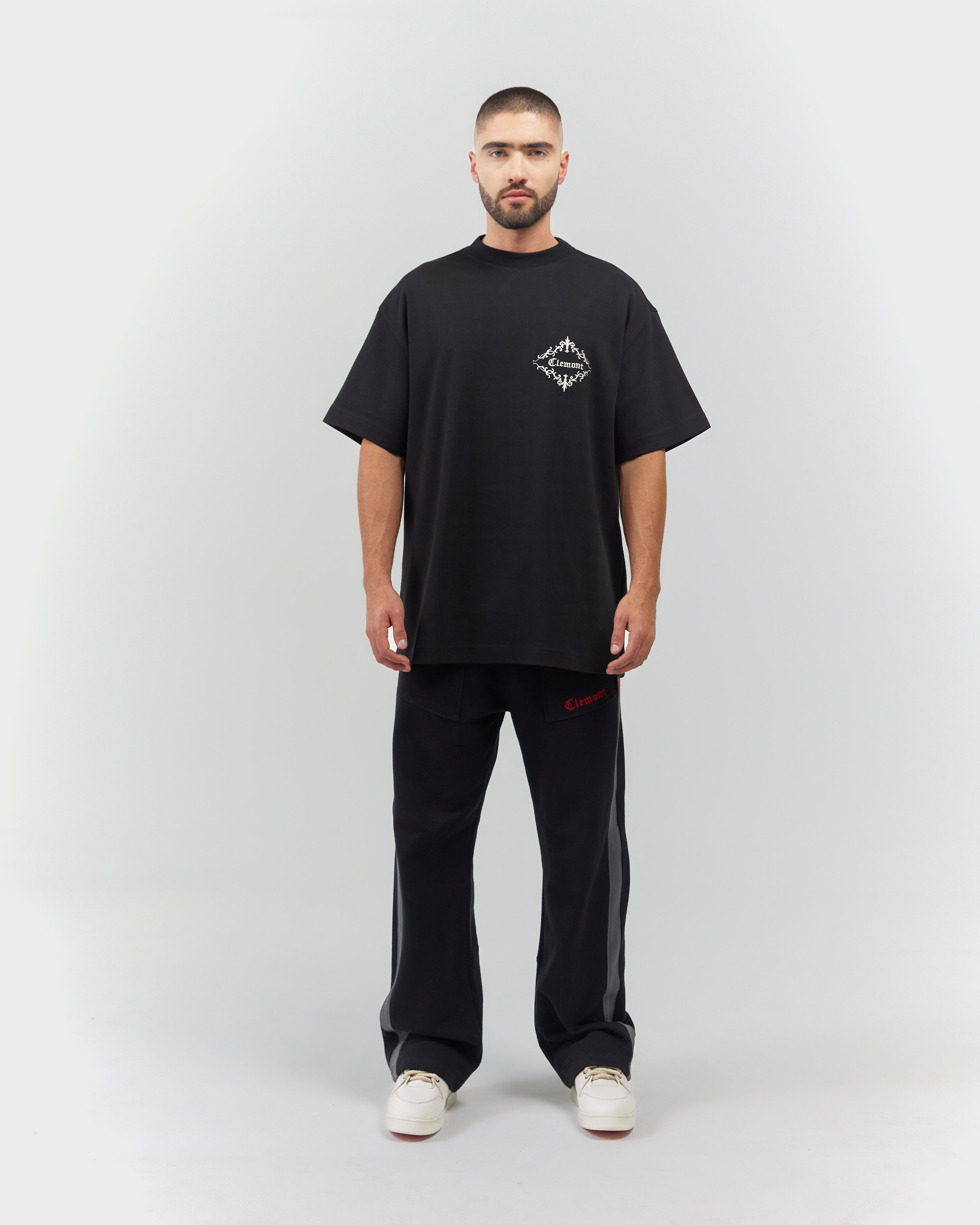 T-SHIRT MEN OVERSIZED PERFETTO BLACK CLEMONT
