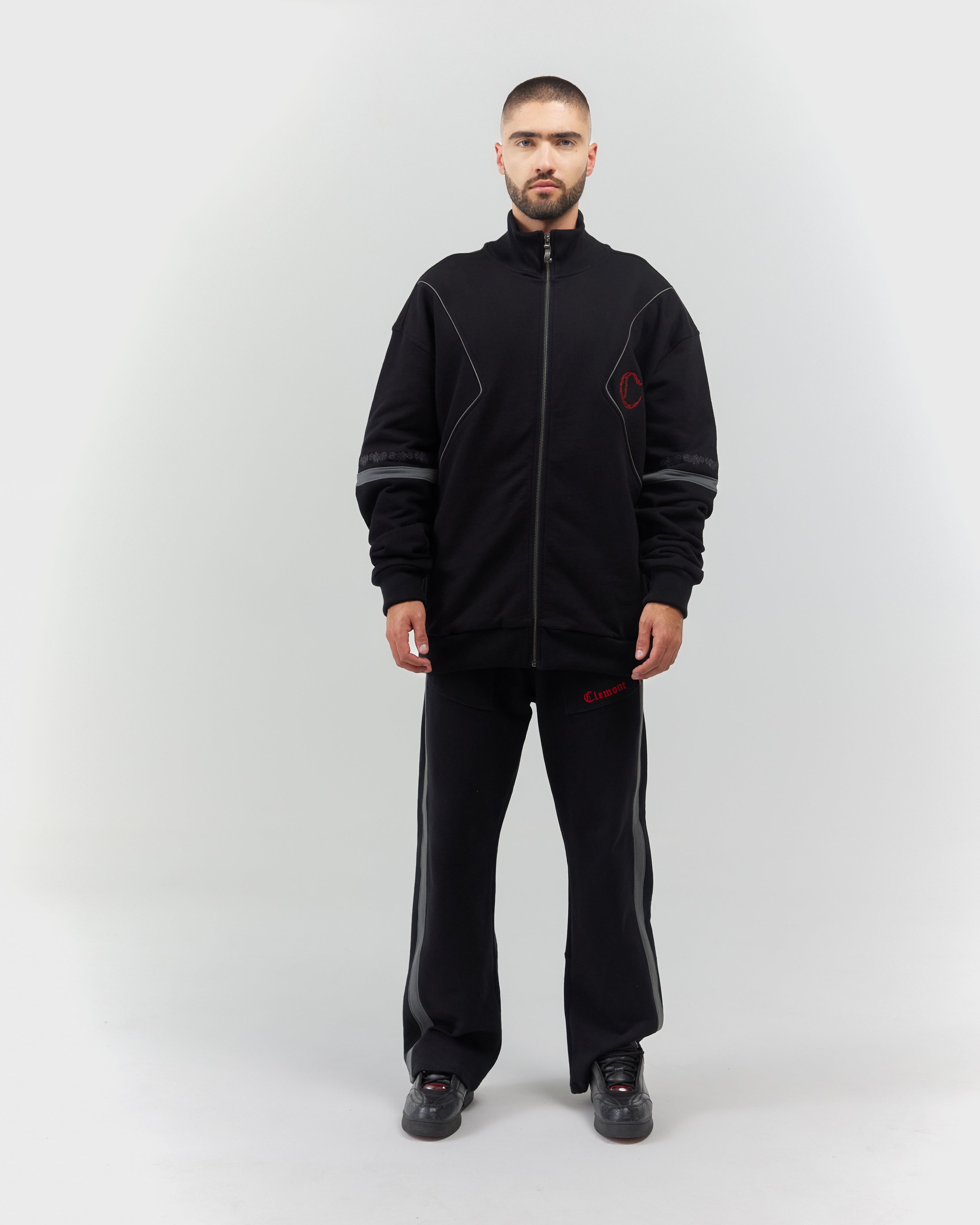 SWEATER MEN  SOGNO BLACK/GREY CLEMONT