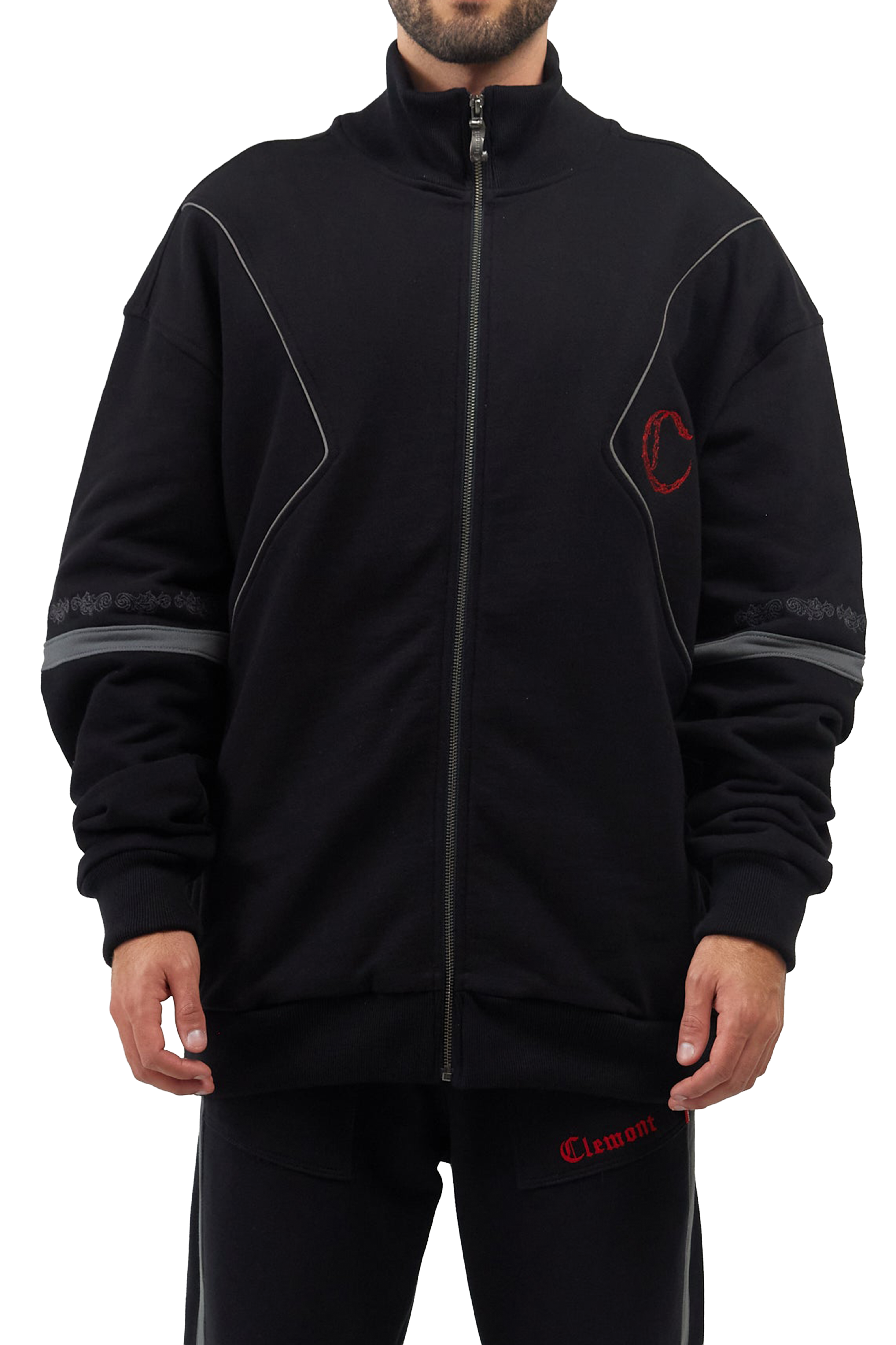 SWEATER MEN  SOGNO BLACK/GREY CLEMONT