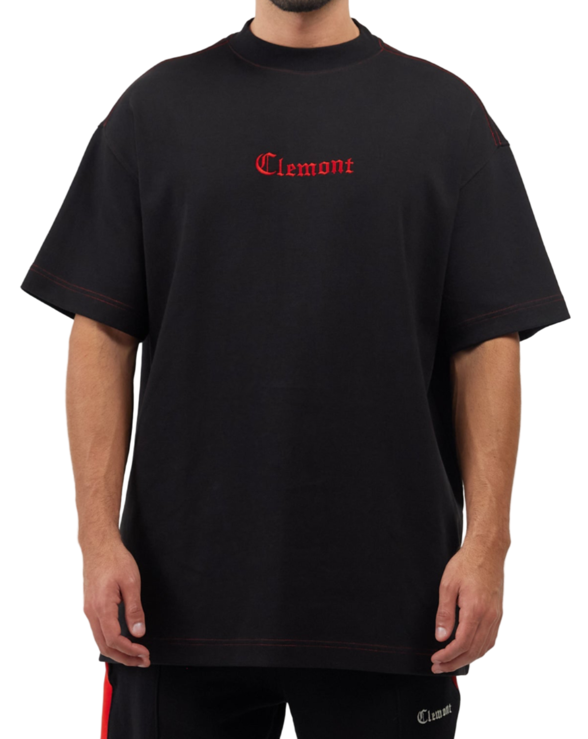T-SHIRT MEN OVERSIZED  INFERNO NEGRO CLEMONT