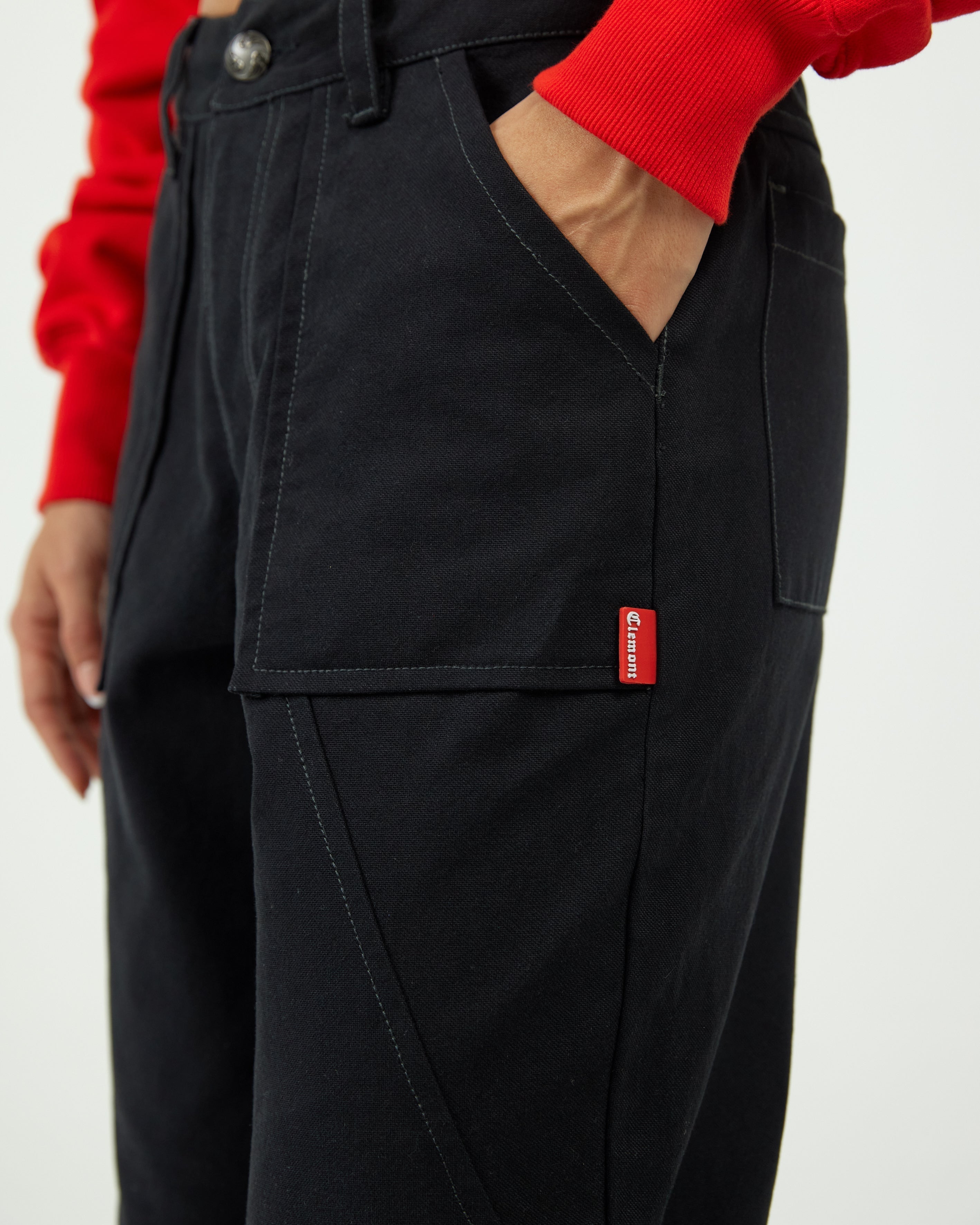 PANTS WOMEN RADIOSO BLACK CLEMONT