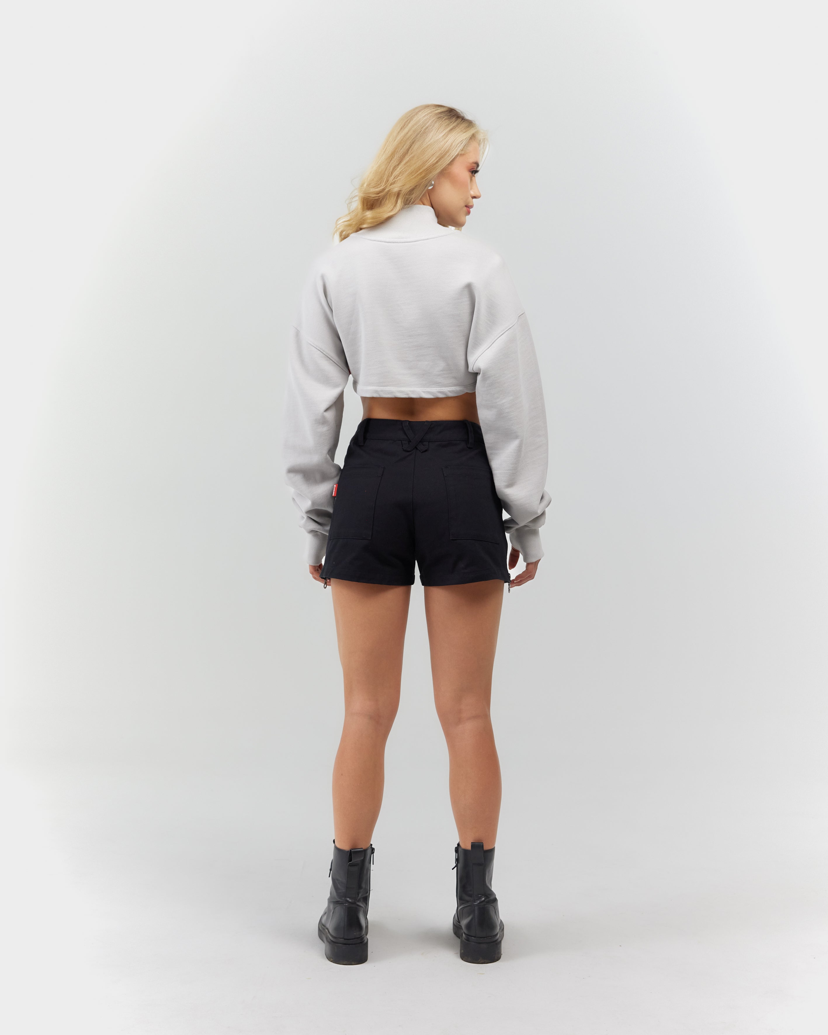 CROPPED SWEATER WOMEN BELLEZZA GREY CLEMONT