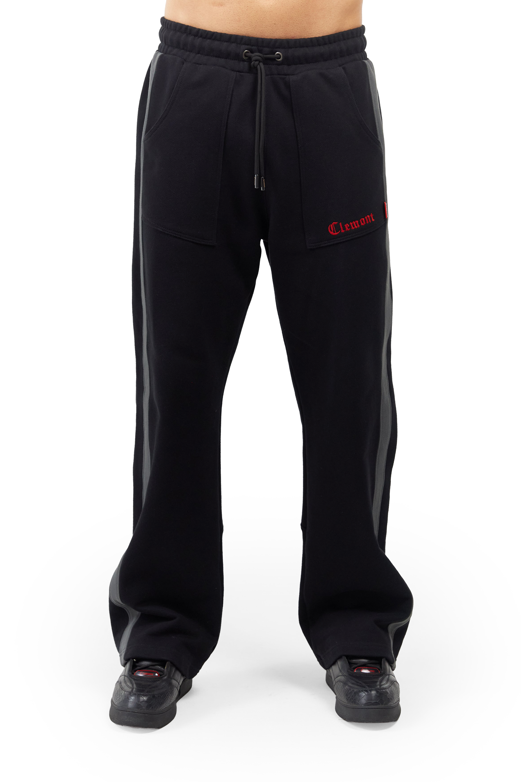 SWEAT PANTS MEN LUSSO BLACK/GREY CLEMONT