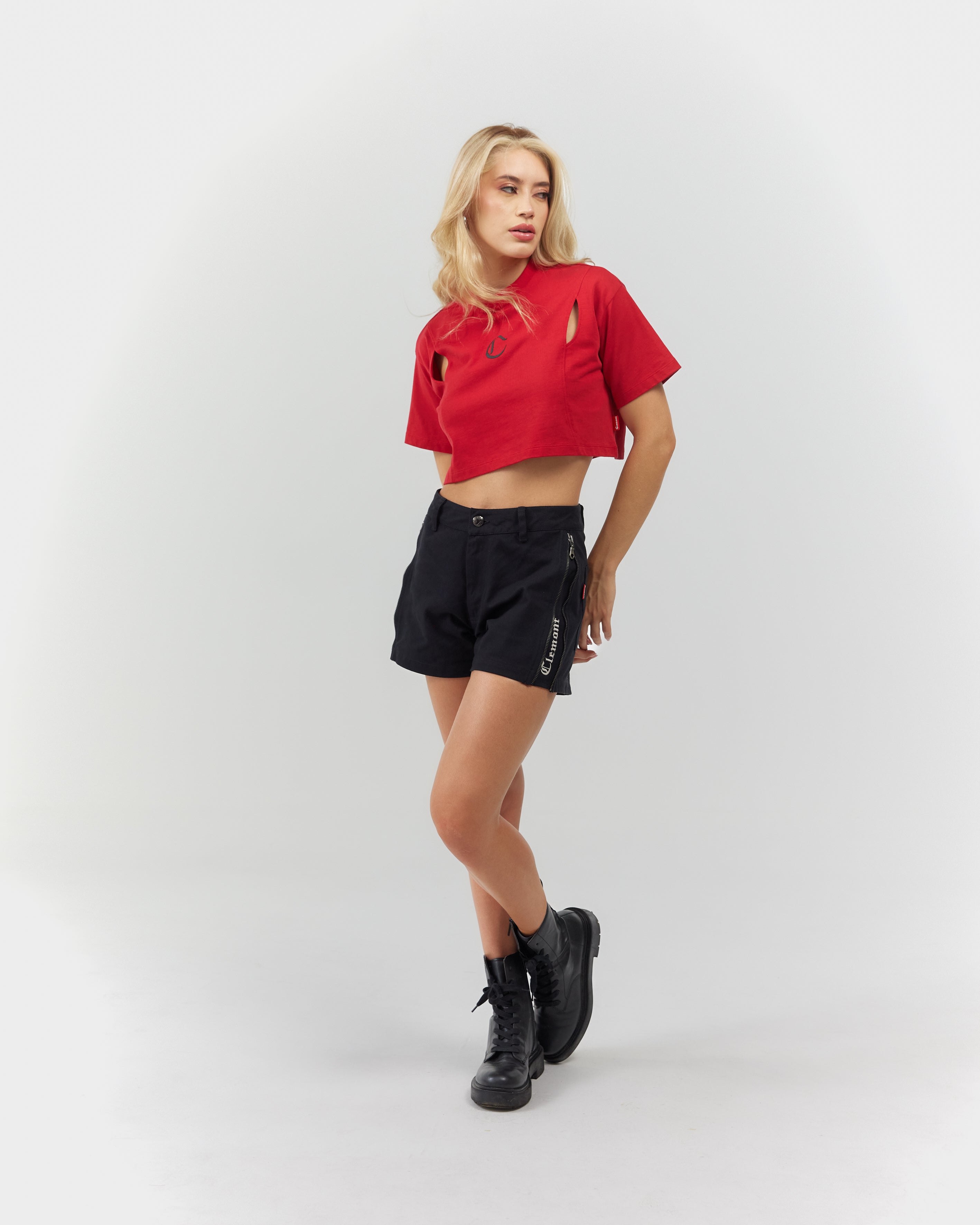 CROP TOP WOMEN ARMONIOSO RED CLEMONT