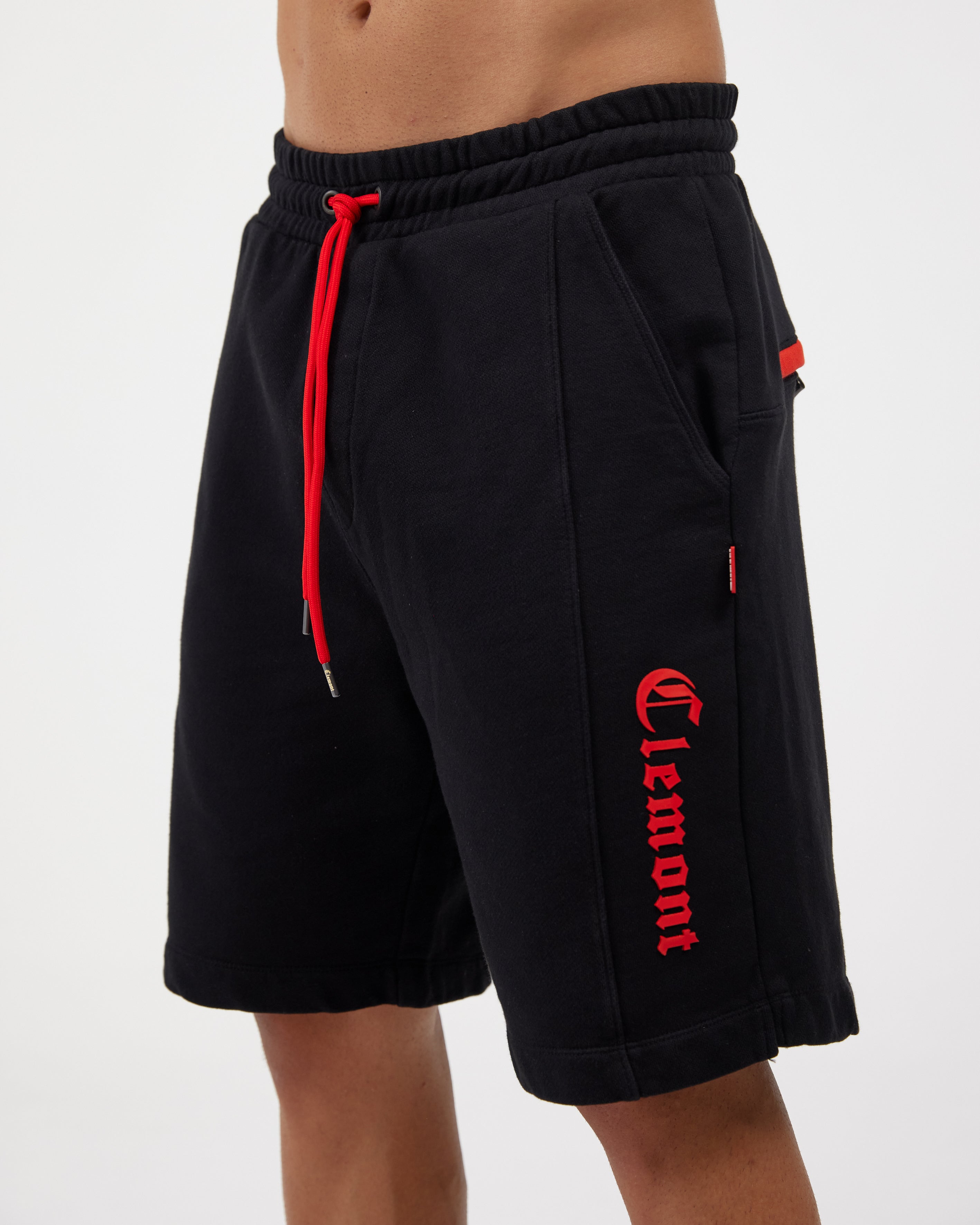 BERMUDA MEN INCONTRO BLACK/RED CLEMONT