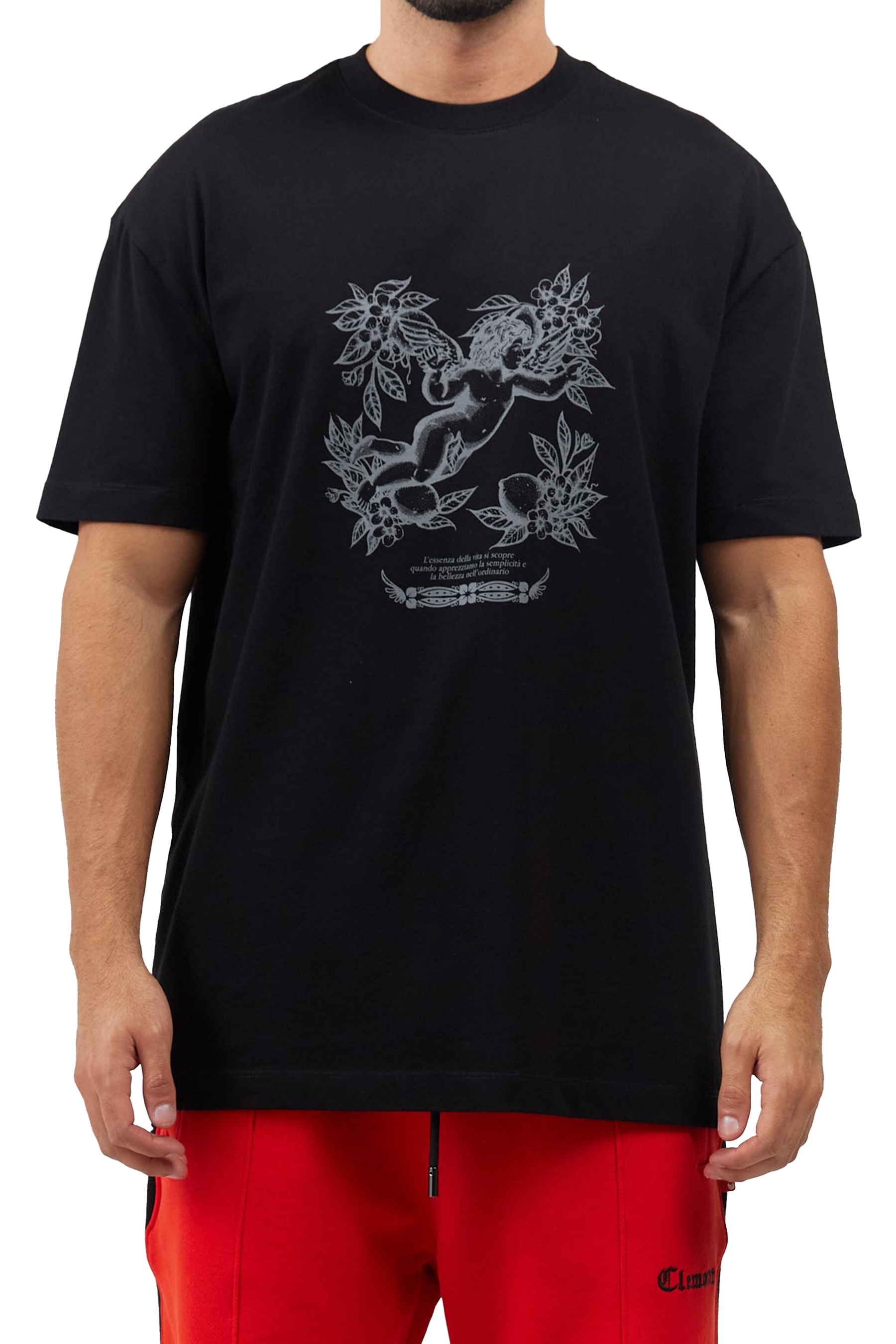 T-SHIRT MEN SORRISO BLACK CLEMONT