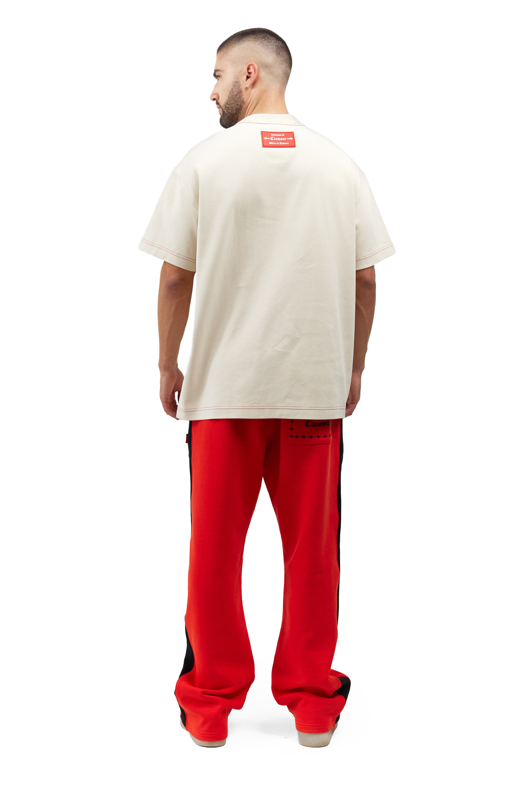 T-SHIRT MEN OVERSIZED INFERNO COCONUT CLEMONT