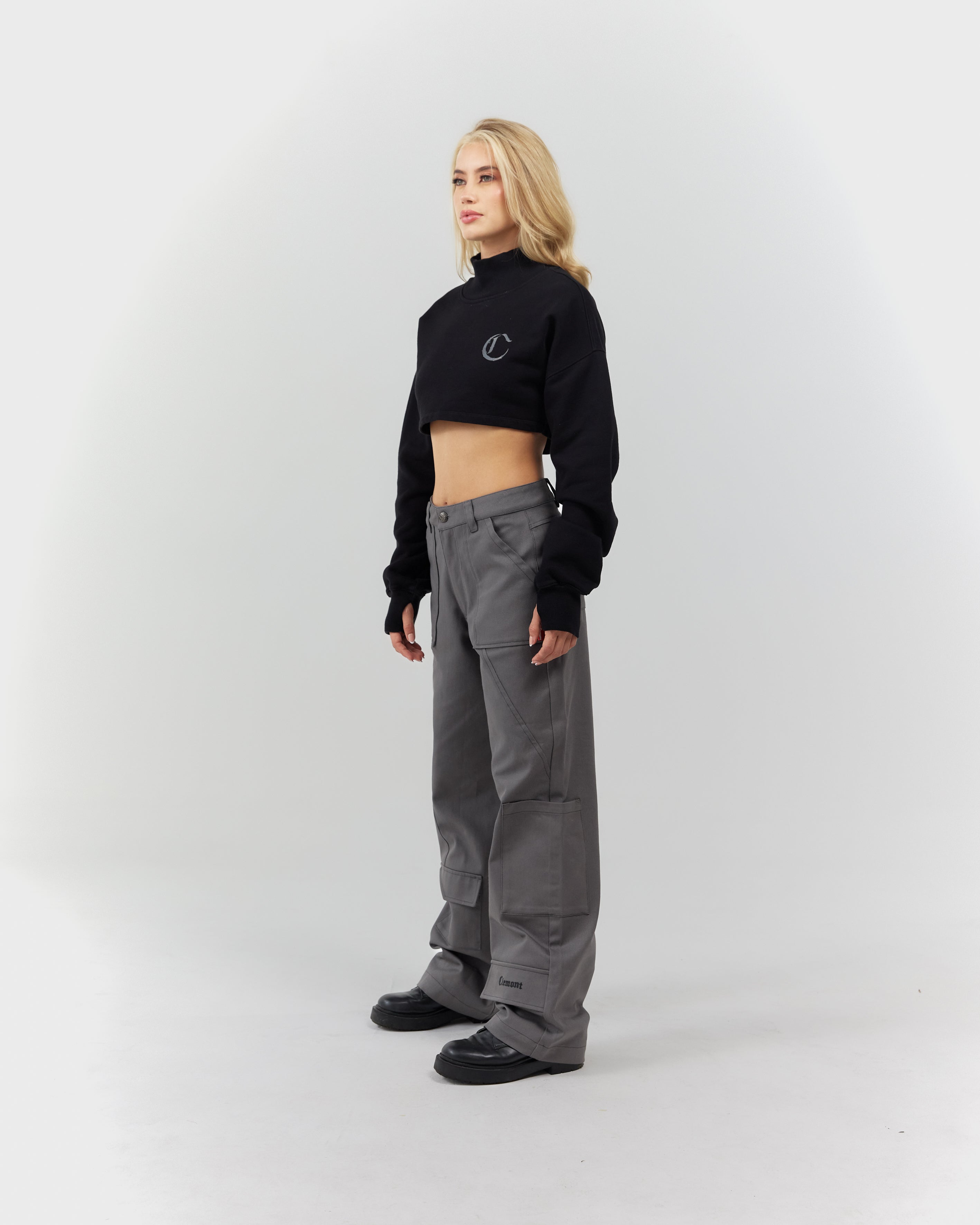 SUÉTER CROP DOLCE NEGRO CLEMONT
