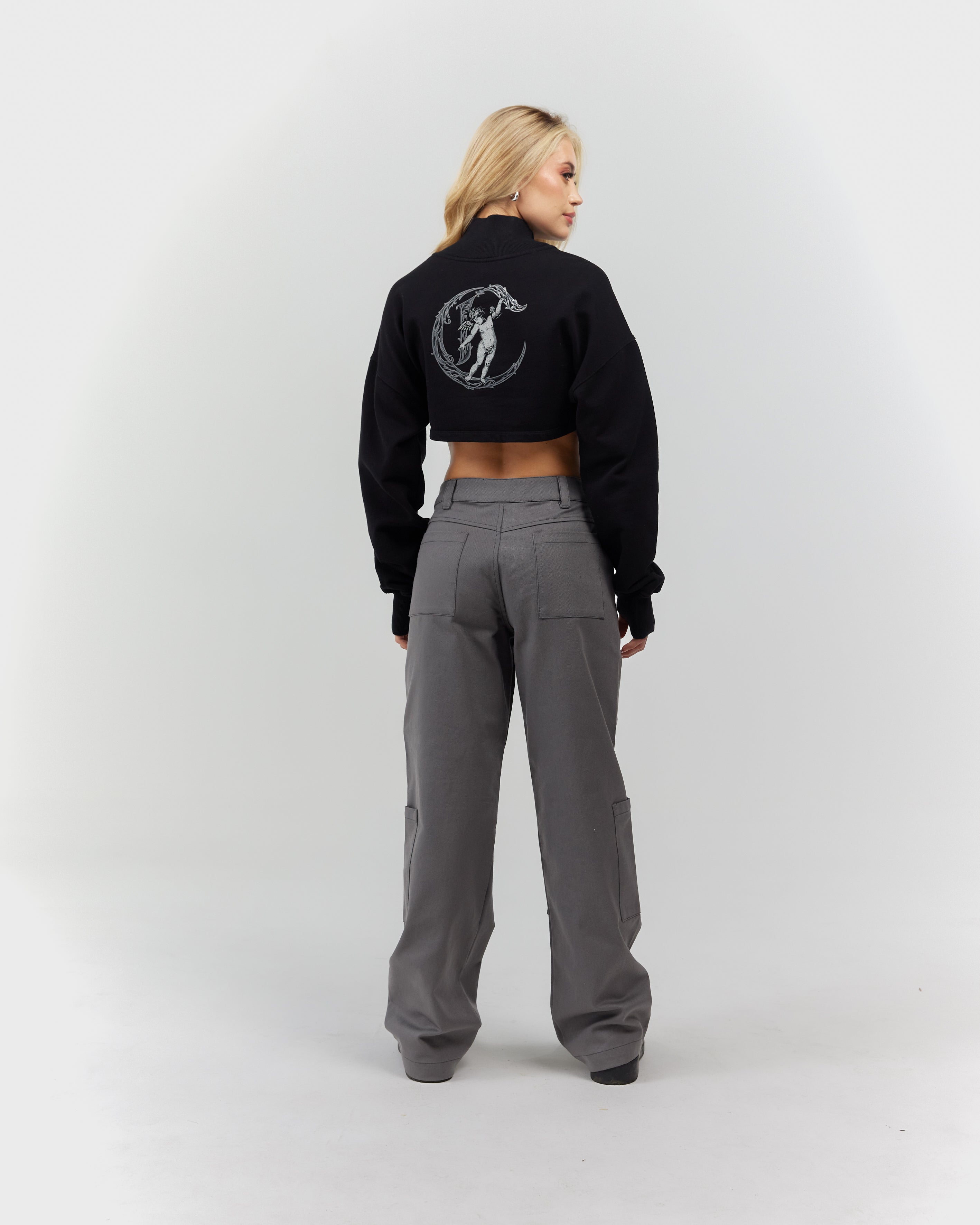 SUÉTER CROP DOLCE NEGRO CLEMONT