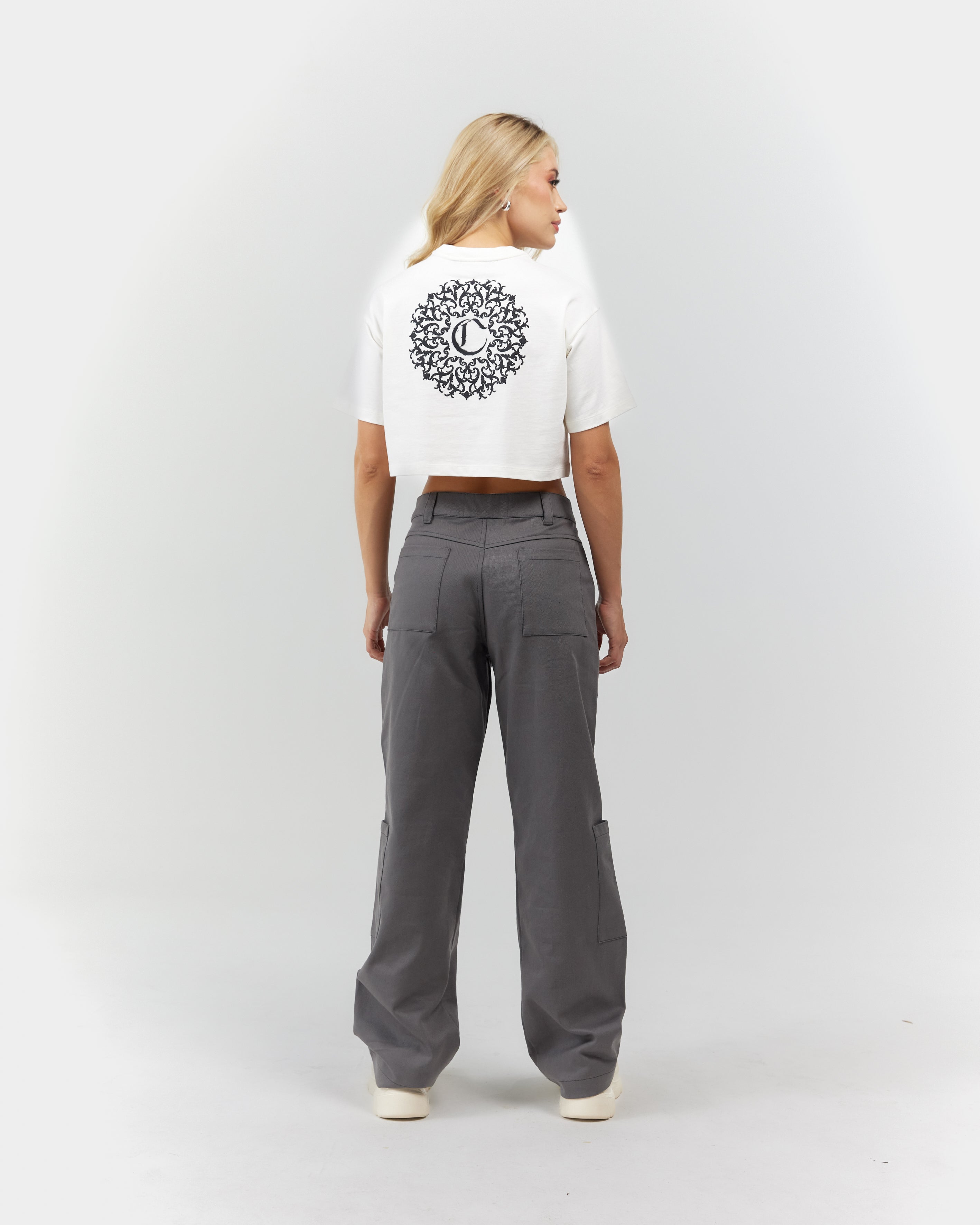 CROP TOP WOMEN ARMONIOSO CREMA CLEMONT