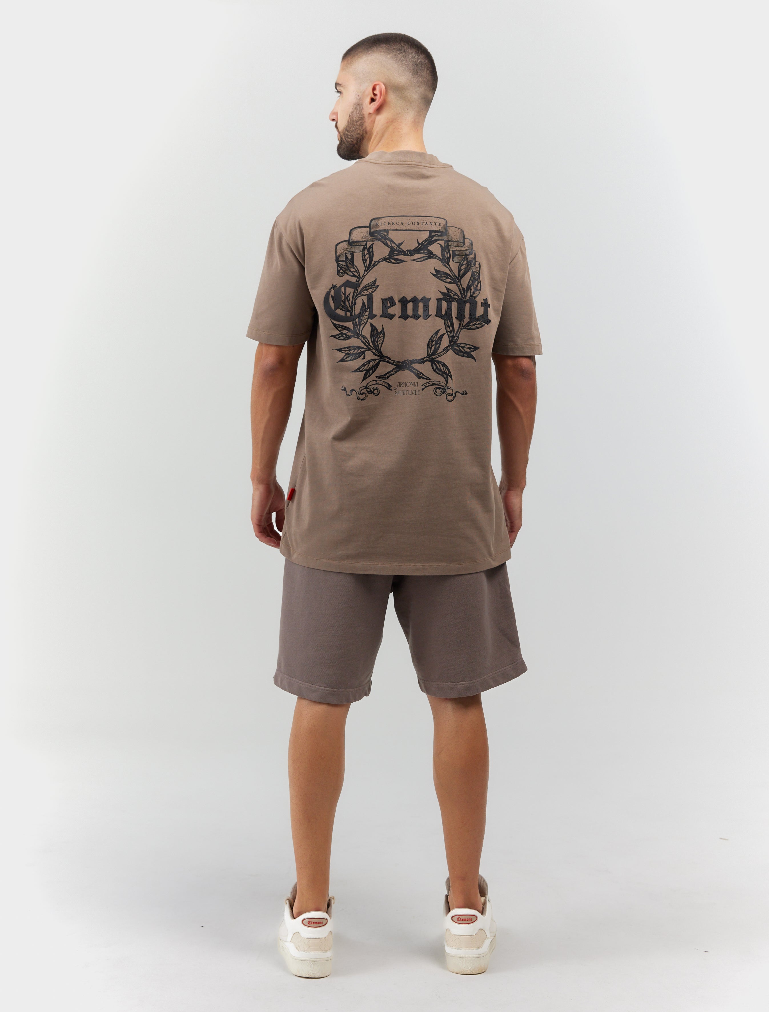 T-SHIRT MEN ESTREMO TAUPE CLEMONT