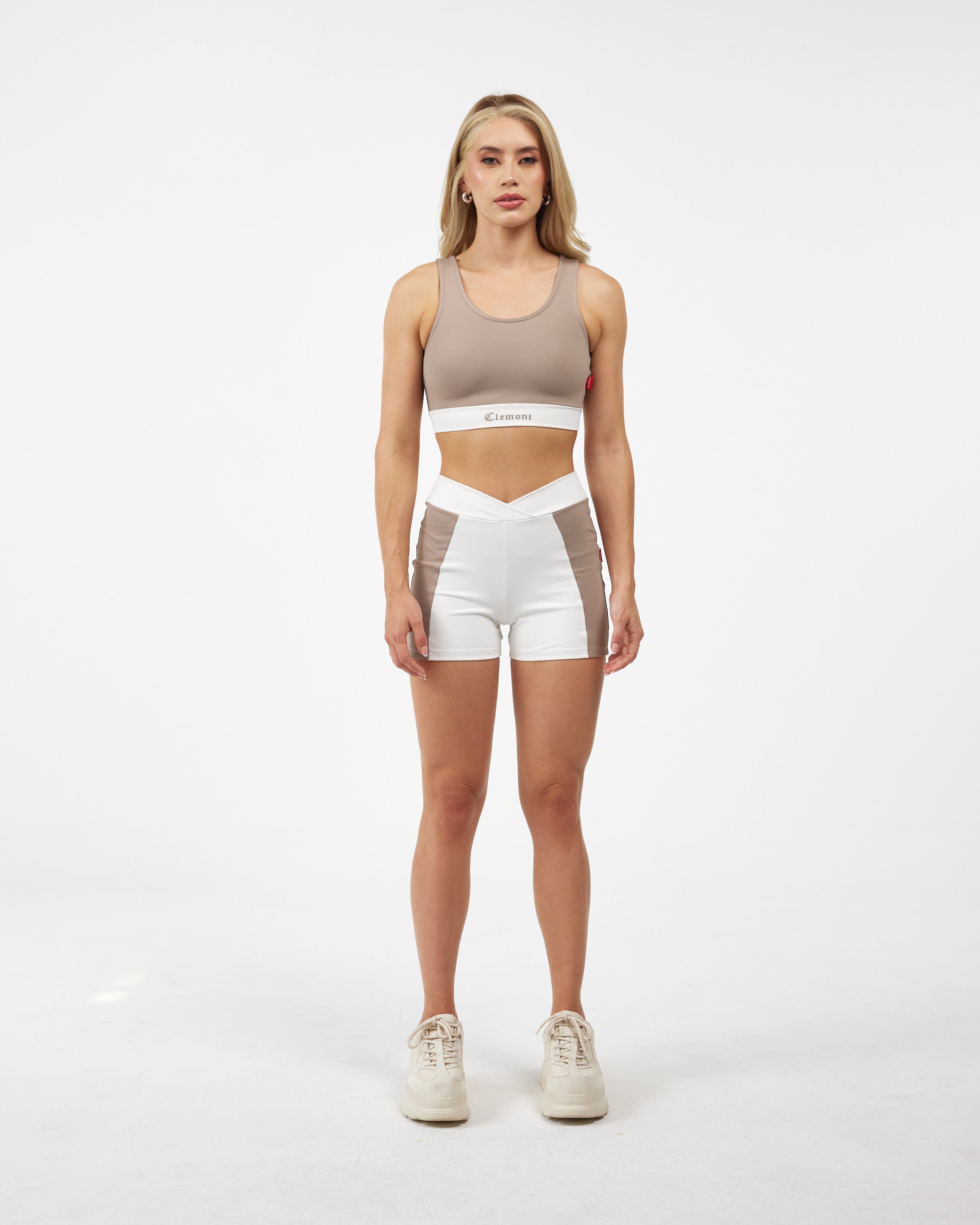 TOP WOMEN VIBRANTE TAUPE/CREAM CLEMONT