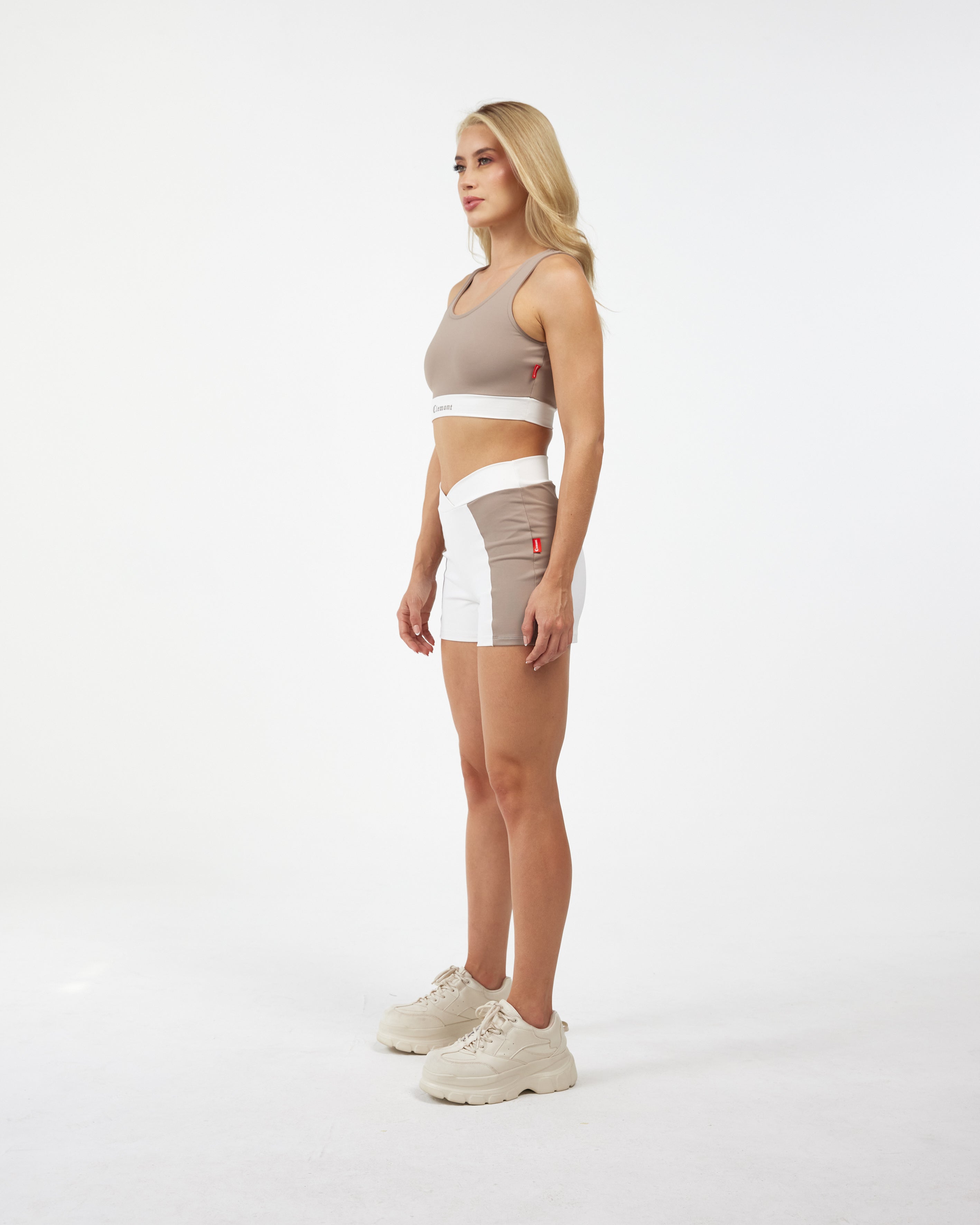 TOP WOMEN VIBRANTE TAUPE/CREAM CLEMONT