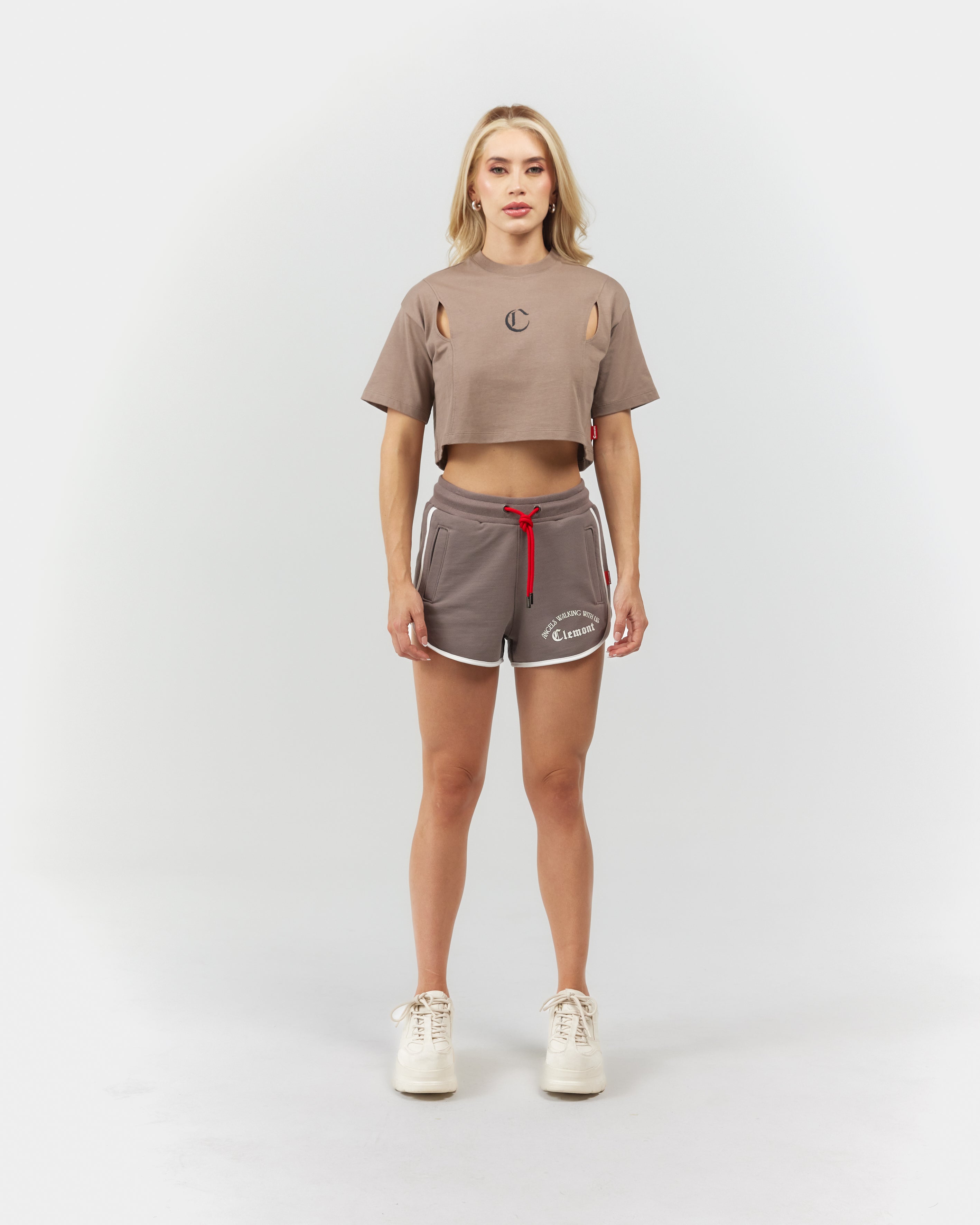 CROP TOP MUJER  ARMONIOSO  TAUPE CLEMONT