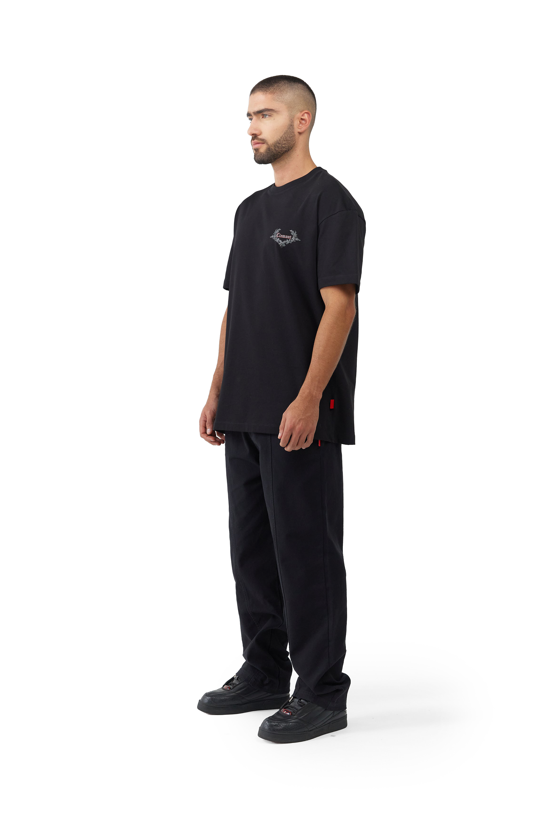 T-SHIRT MEN RADIOSITÁ BLACK CLEMONT