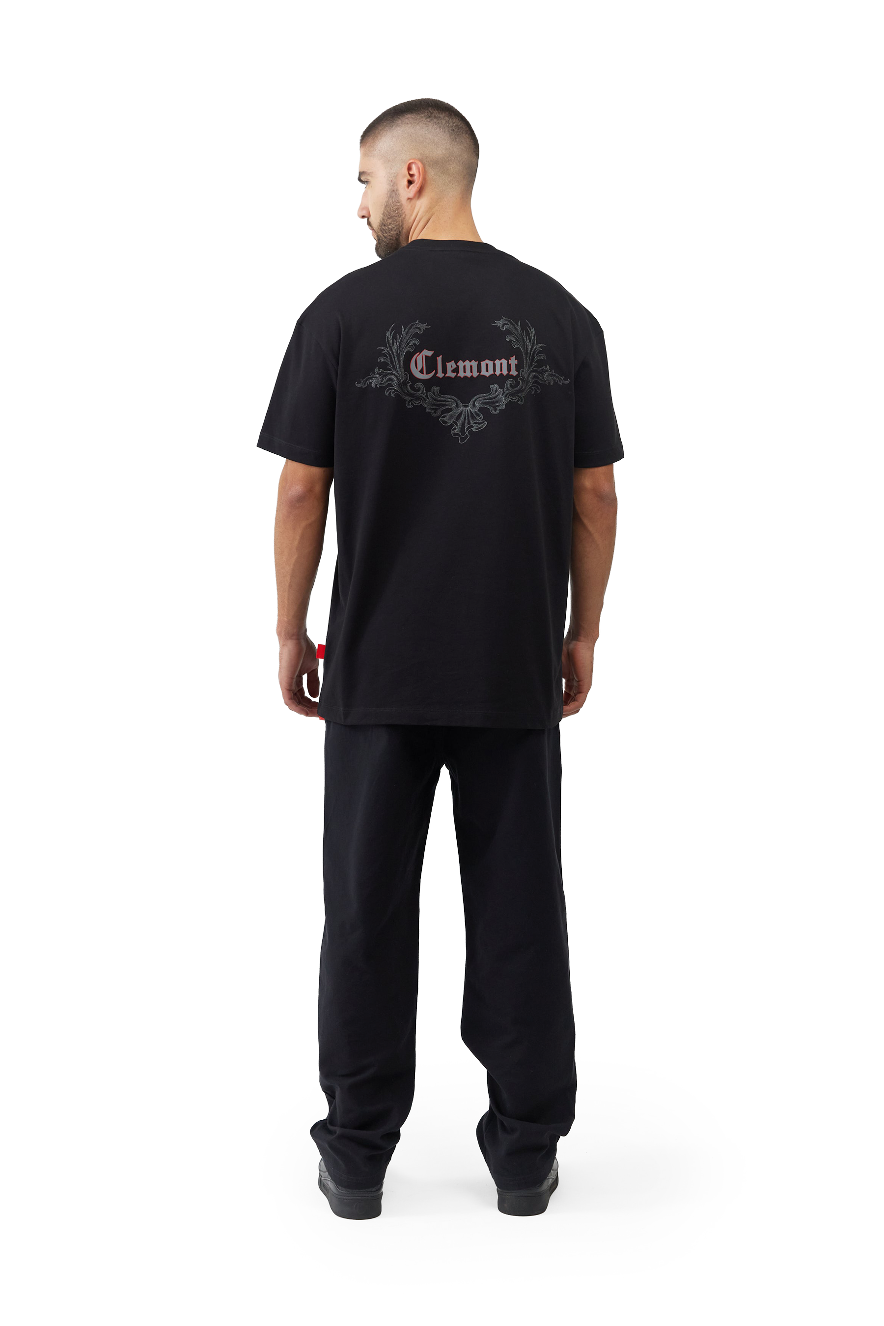 T-SHIRT MEN RADIOSITÁ BLACK CLEMONT