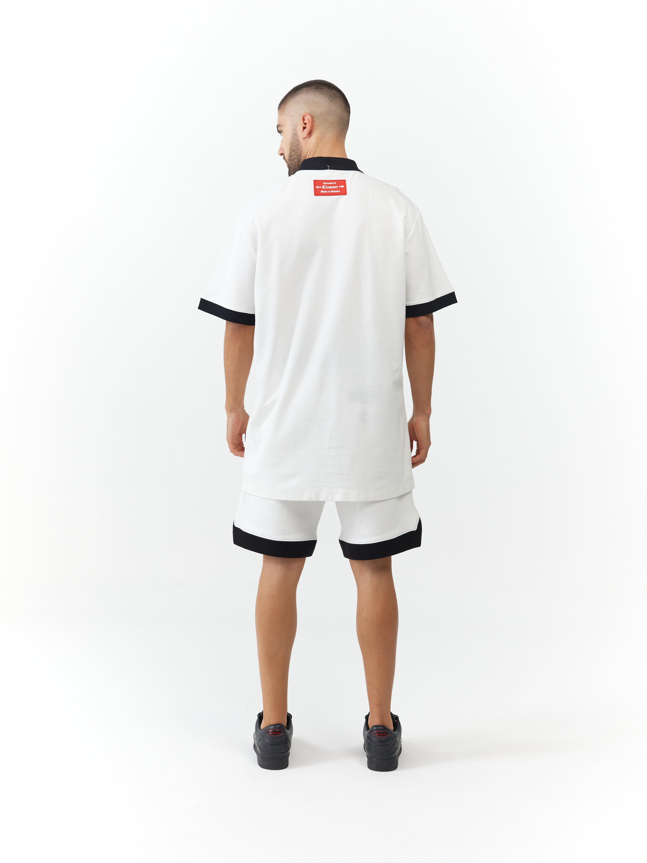 POLO SHIRT MEN RETICOLO CREAM CLEMONT