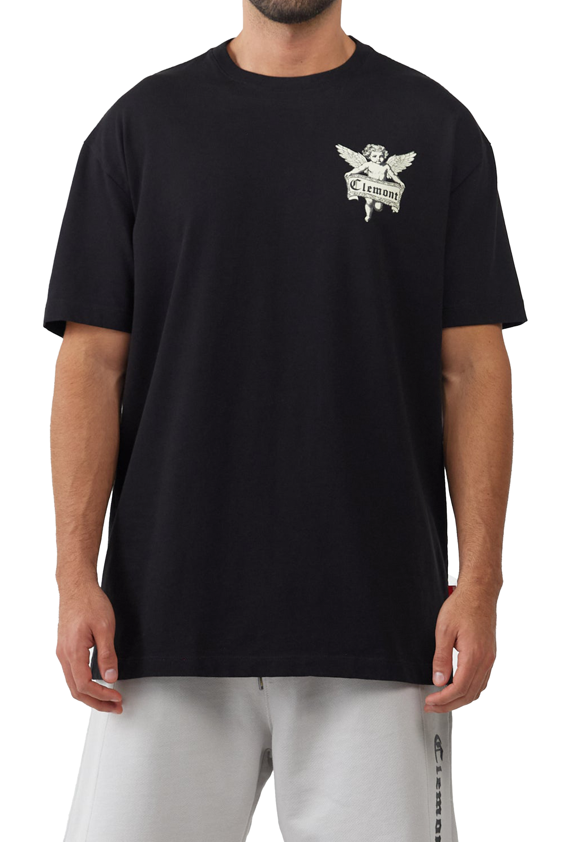 T-SHIRT MEN TRANQUILLO BLACK CLEMONT