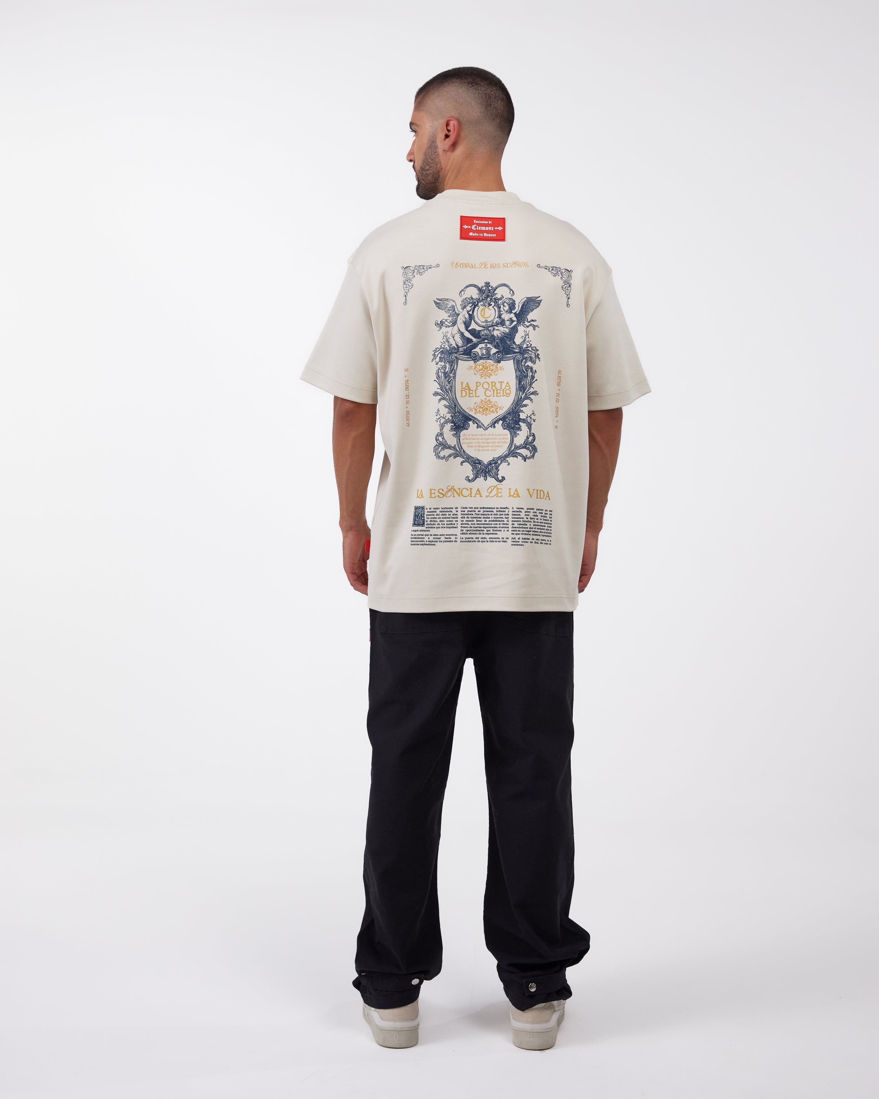 CAMISETA OVERSIZED ELEVARE CREMA CLEMONT