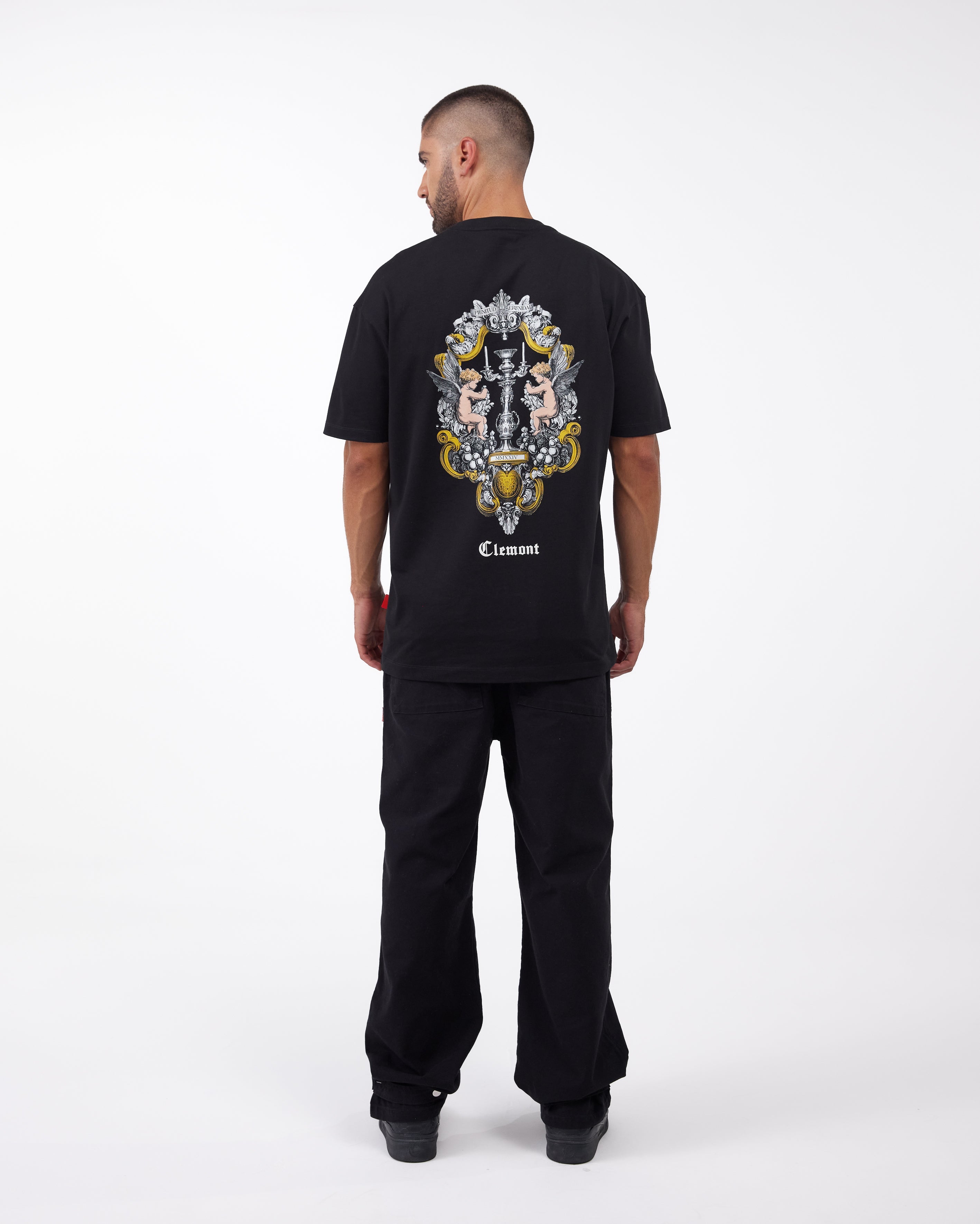 T-SHIRT MEN PACE BLACK CLEMONT