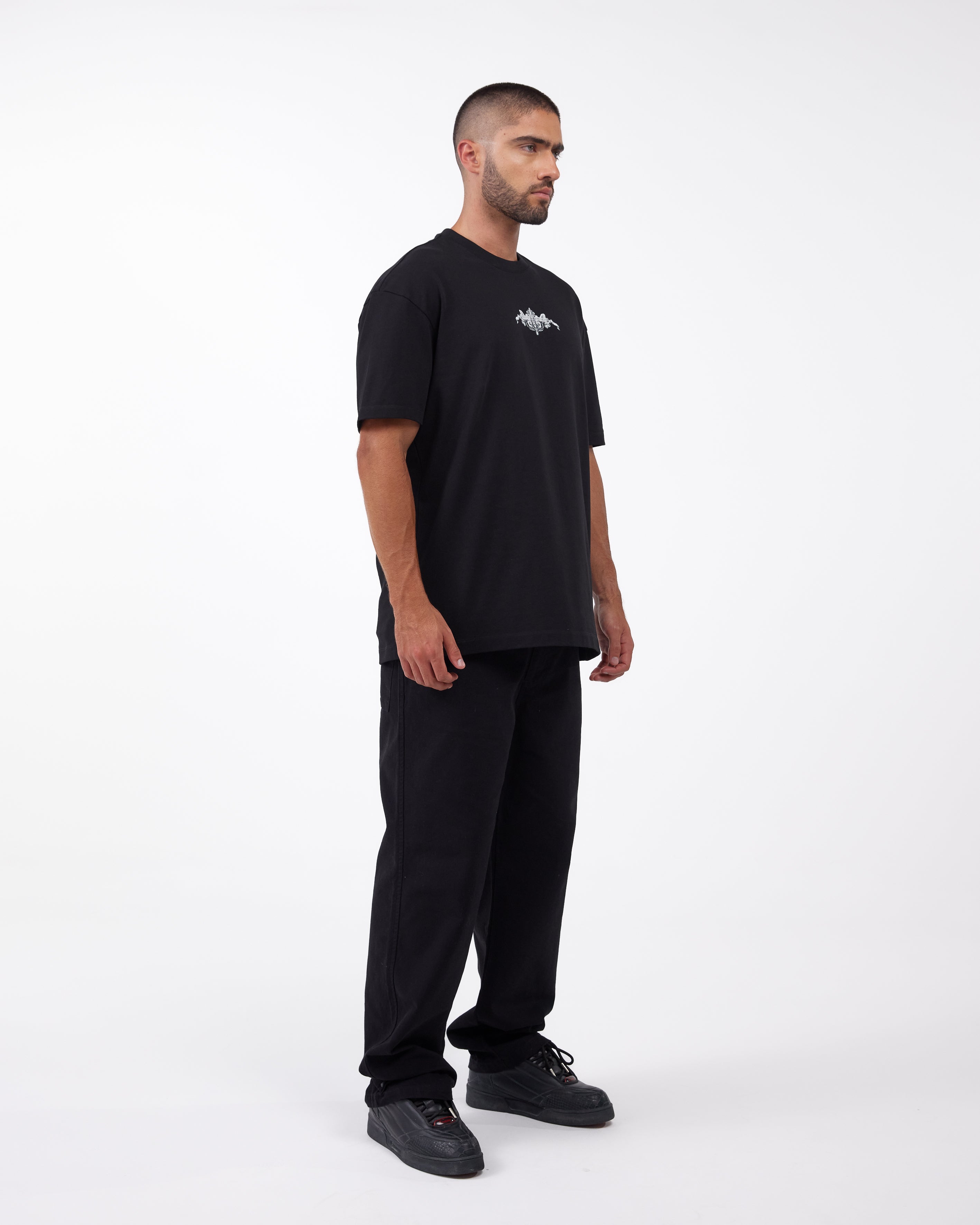 T-SHIRT MEN PACE BLACK CLEMONT