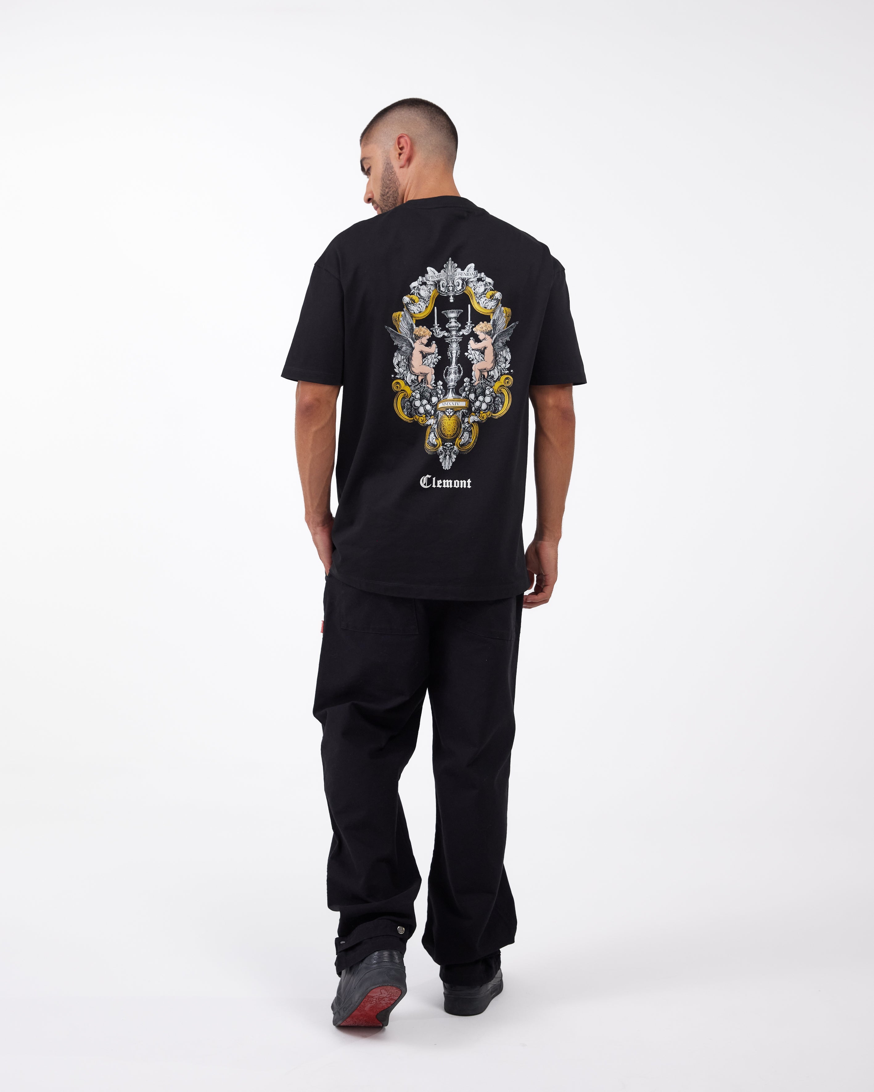 T-SHIRT MEN PACE BLACK CLEMONT
