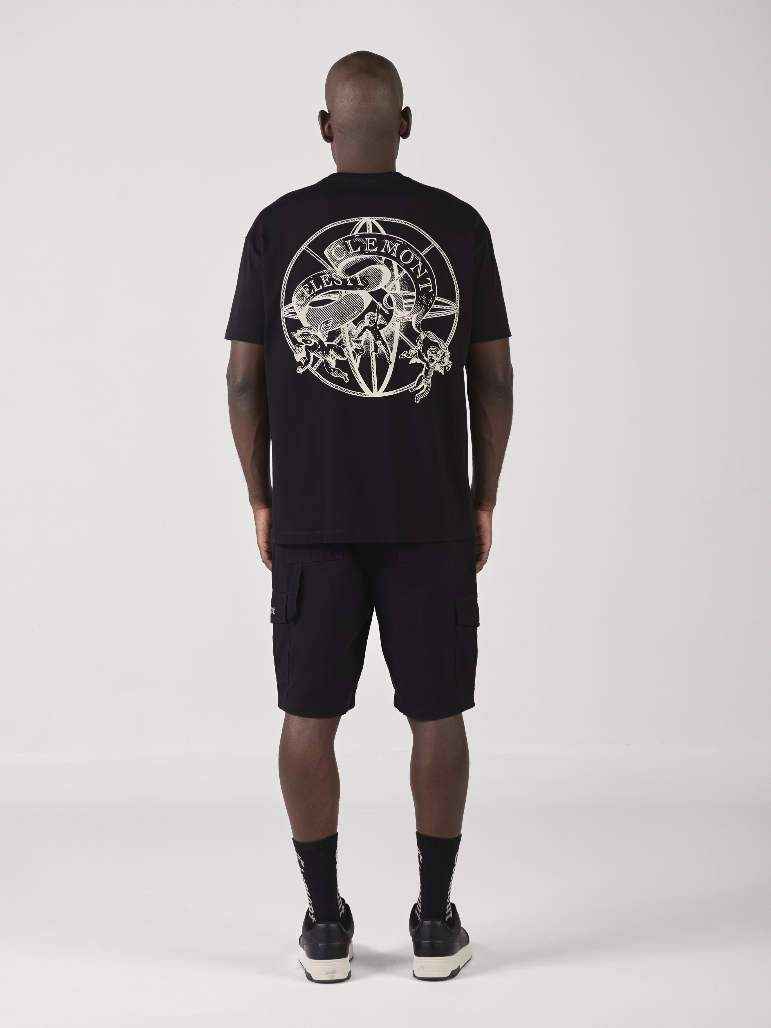 CAMISETA GEMELLI NEGRO CLEMONT