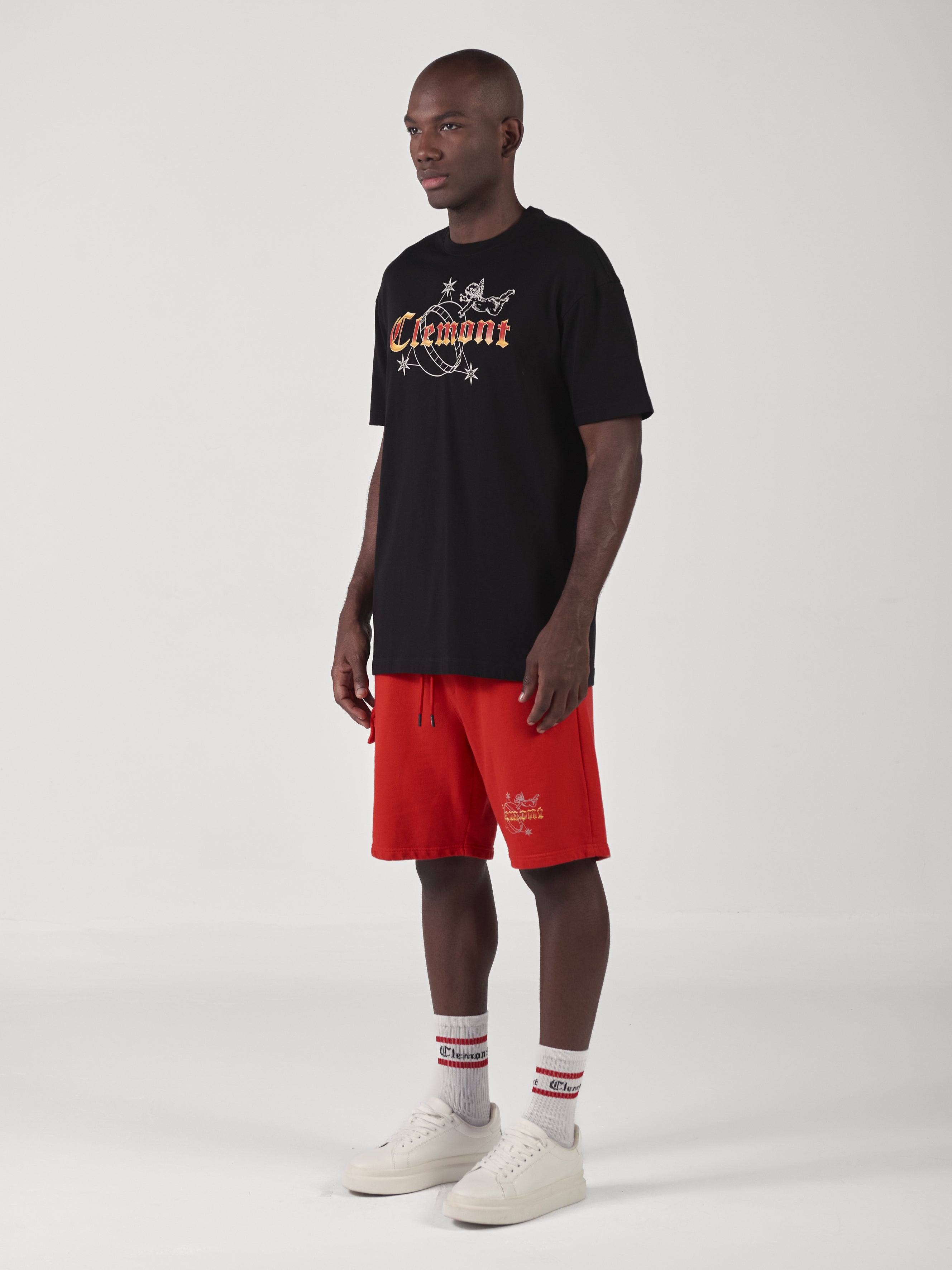 CAMISETA OVALE NEGRO CLEMONT