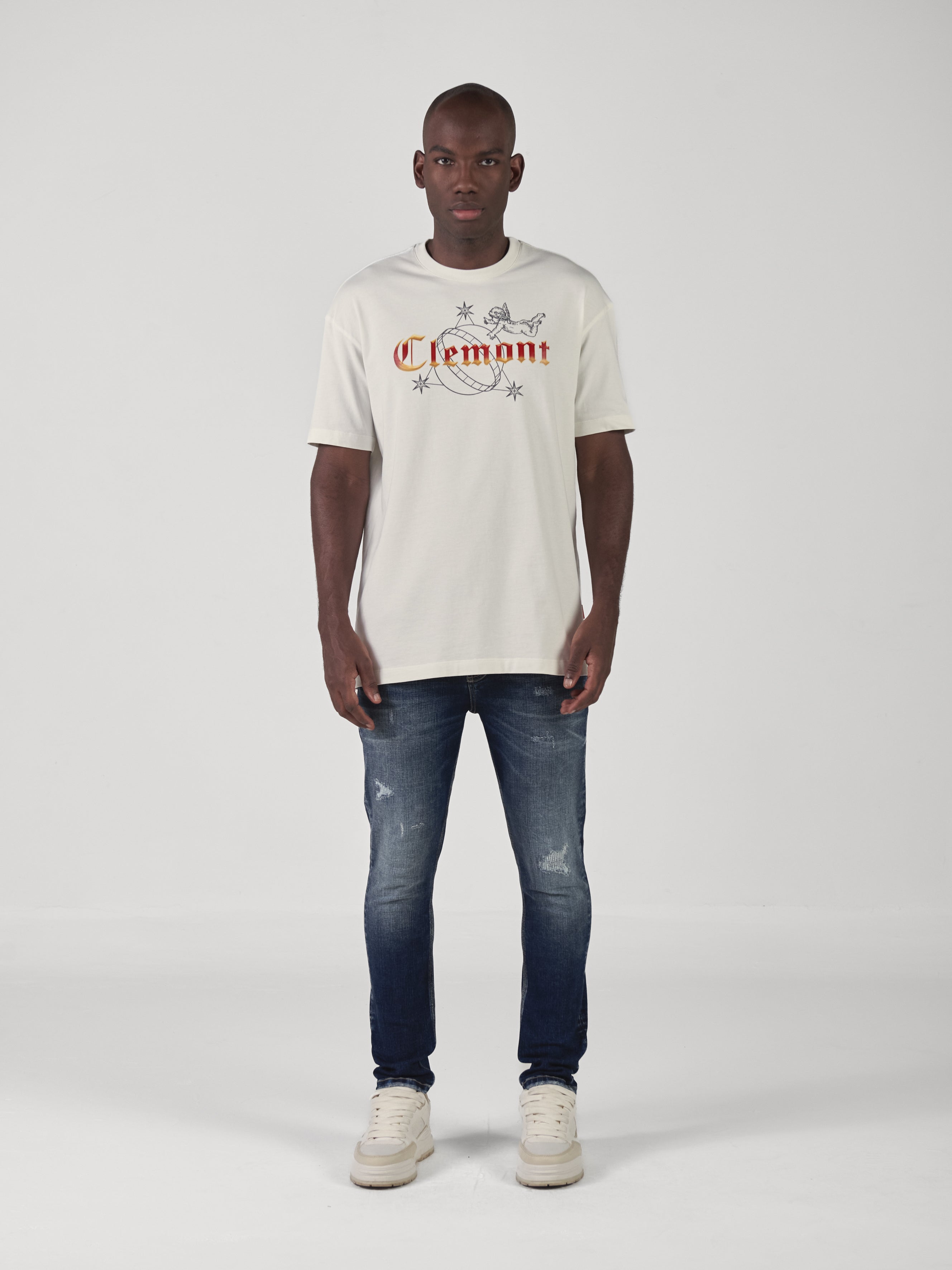 CAMISETA OVALE CREMA CLEMONT