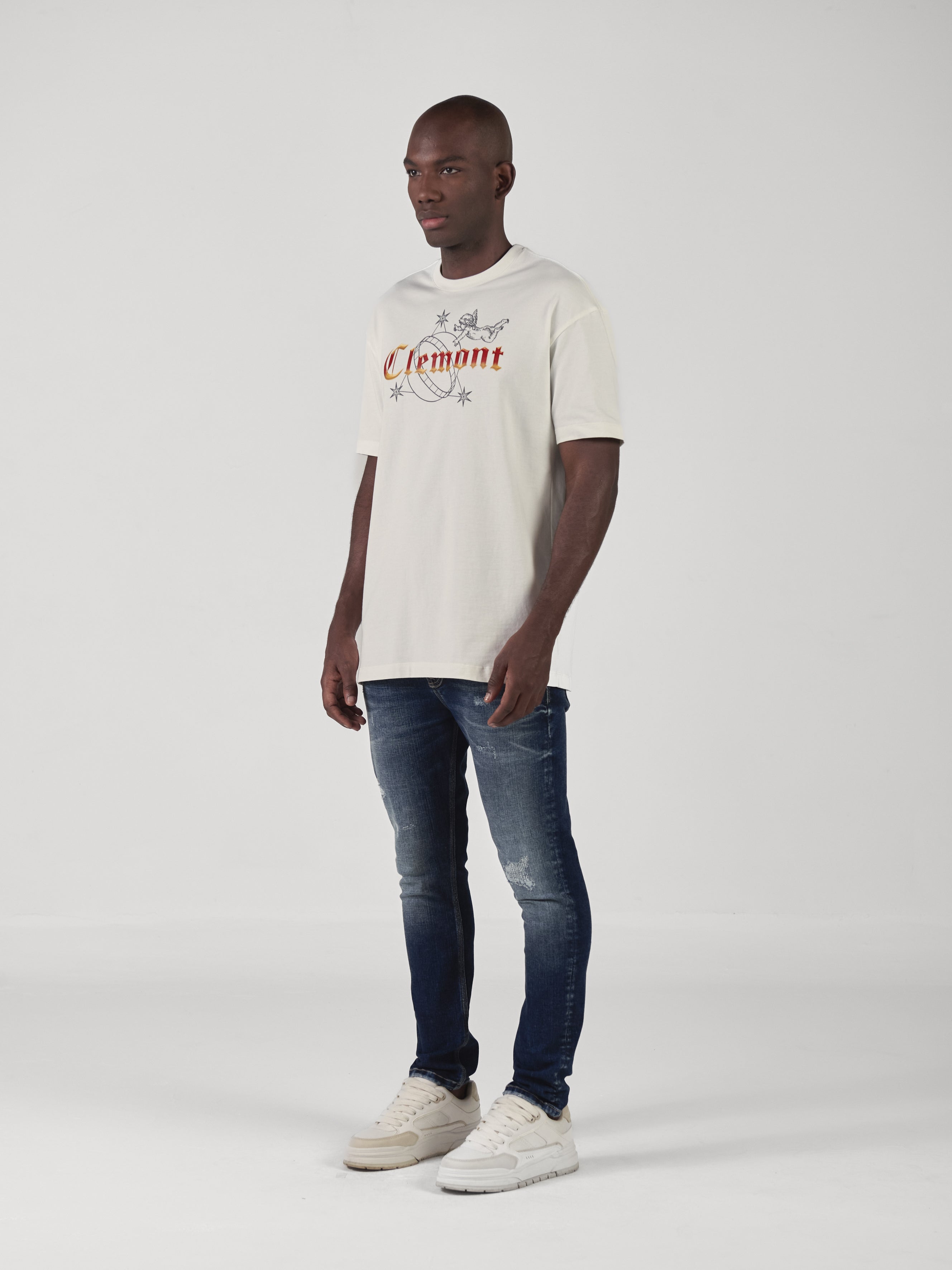 CAMISETA OVALE CREMA CLEMONT