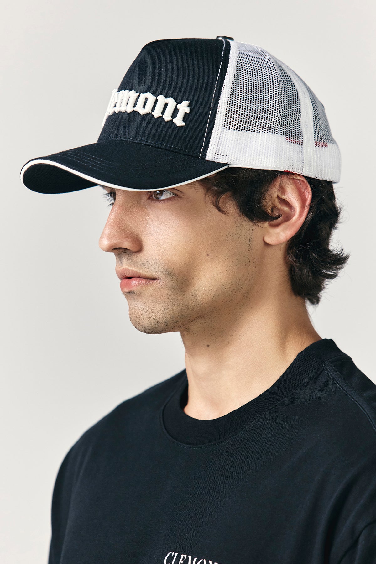 GORRA SPECCHIO NEGRO/CREMA CLEMONT