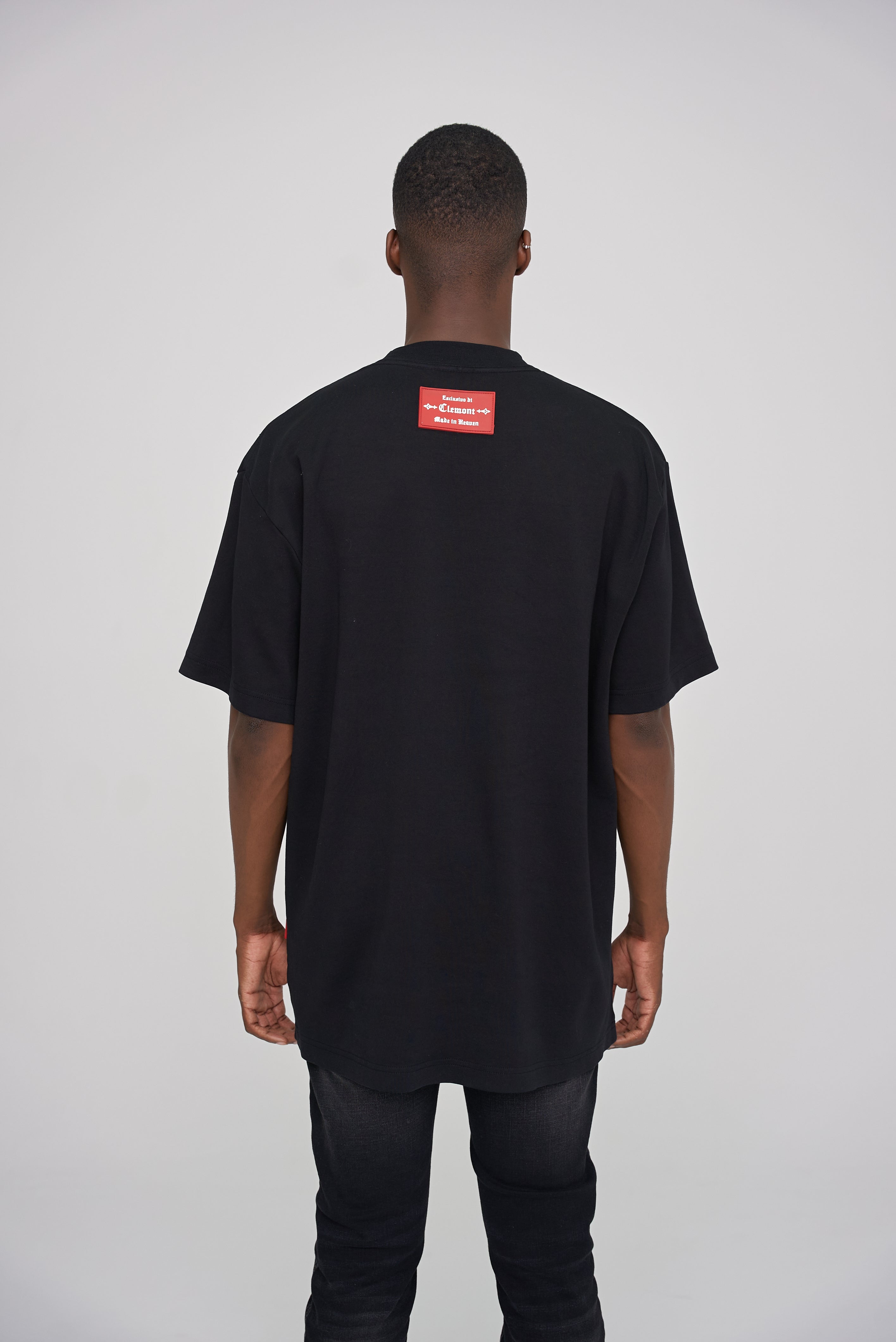 CAMISETA OVERSIZE INFERNO NEGRO CLEMONT