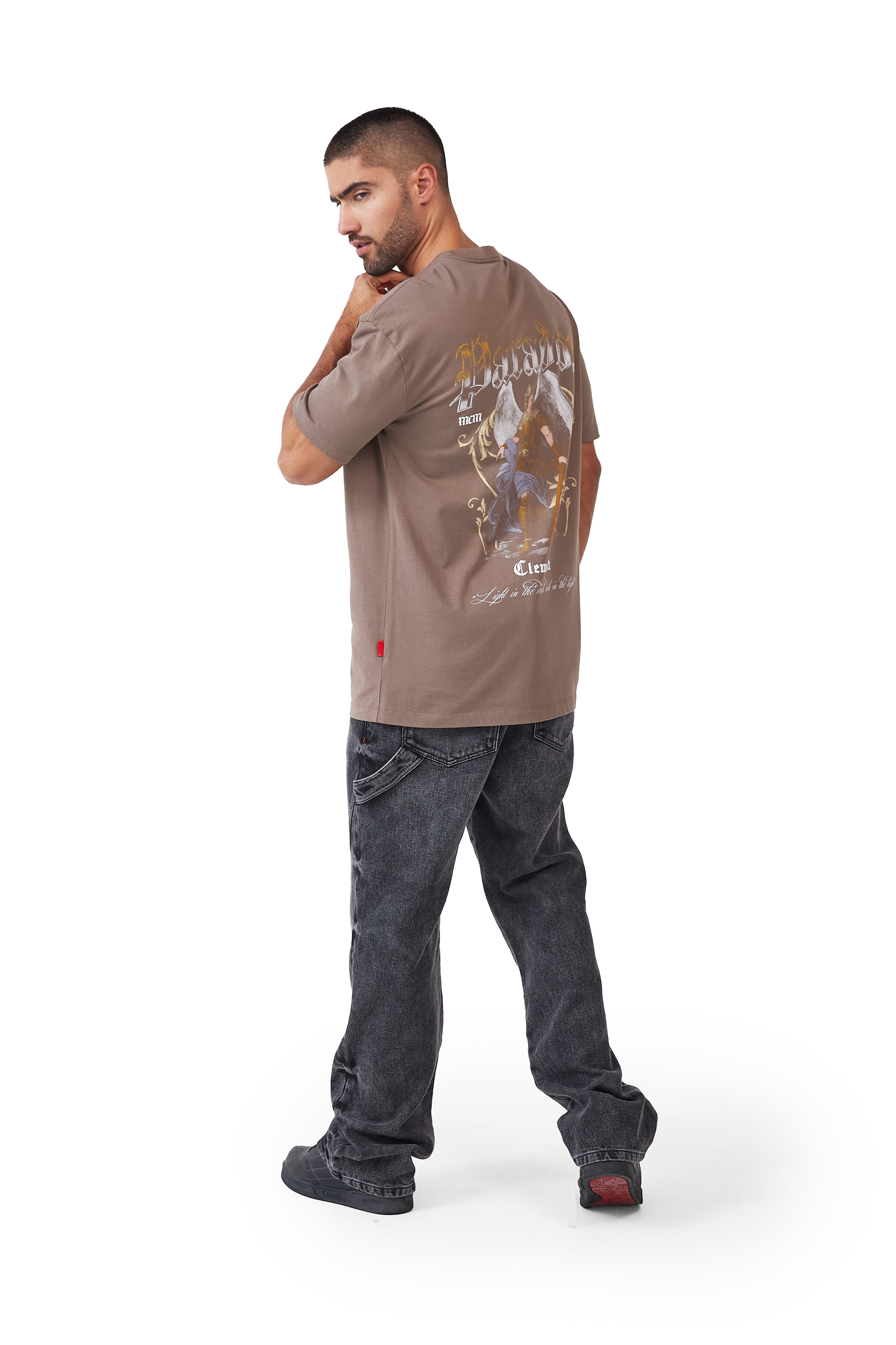 CAMISETA HOMBRE VUOTO TAUPE CLEMONT