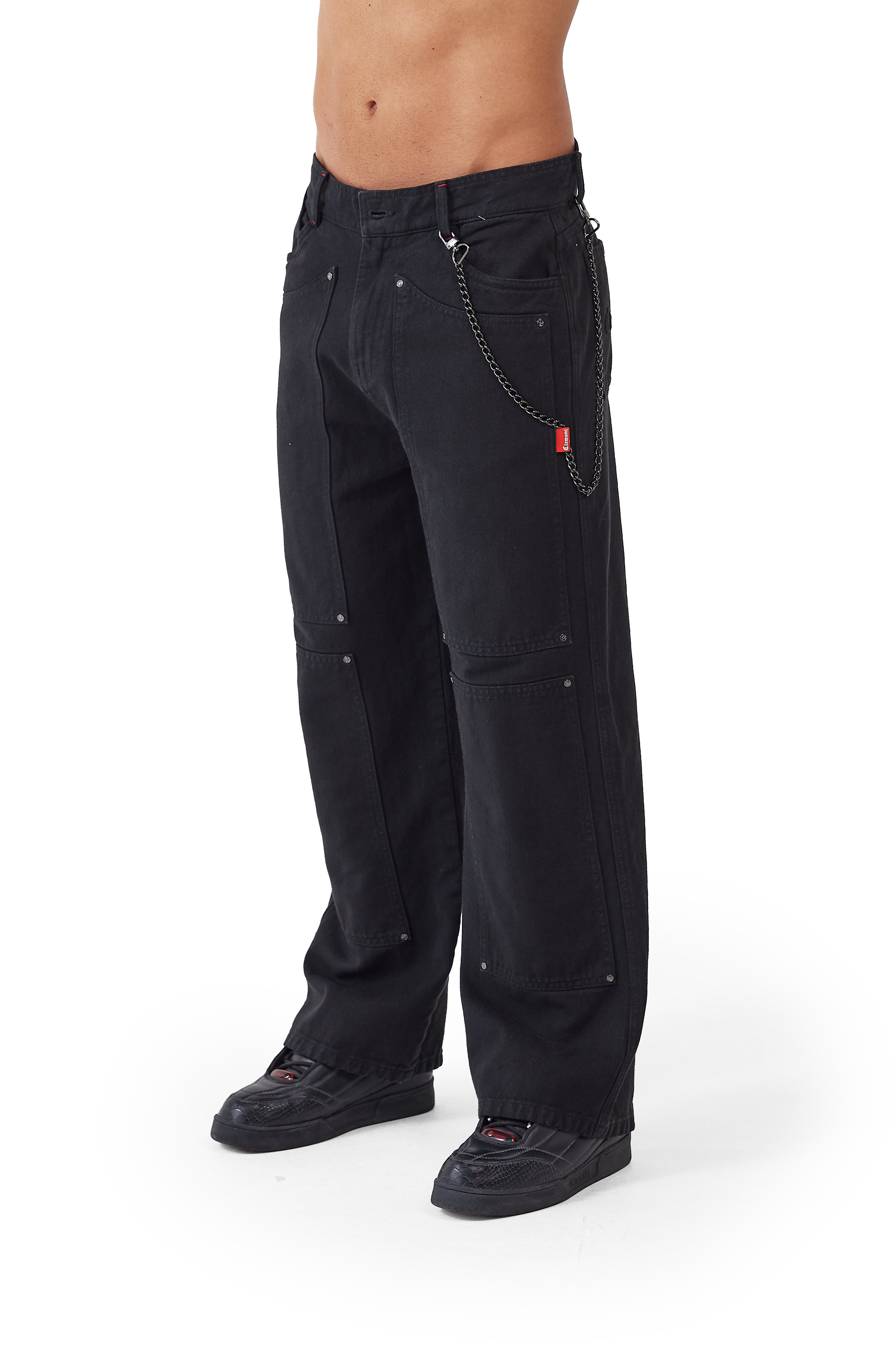 PANTALÓN HOMBRE ORO NEGRO CLEMONT