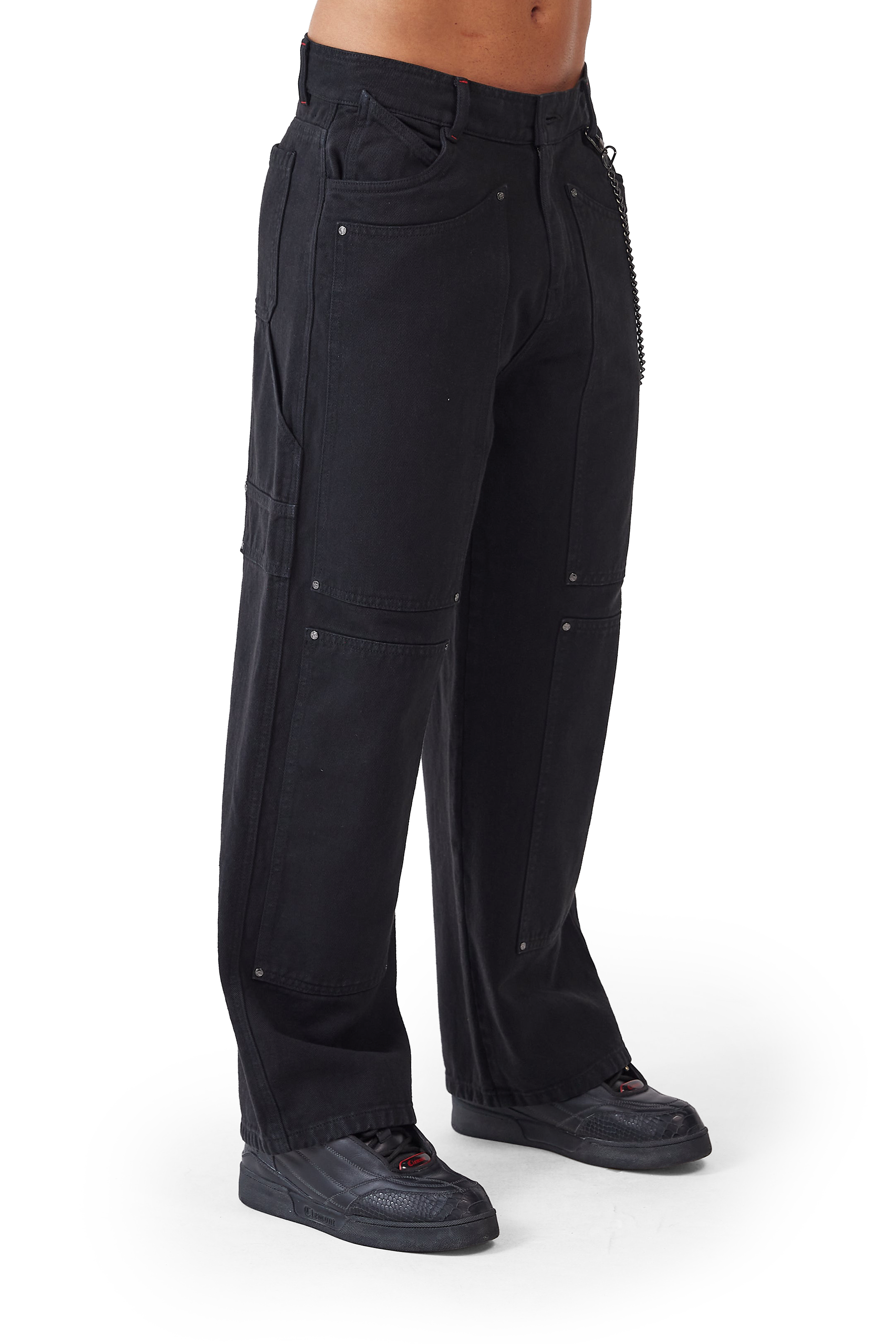 PANTALÓN HOMBRE ORO NEGRO CLEMONT