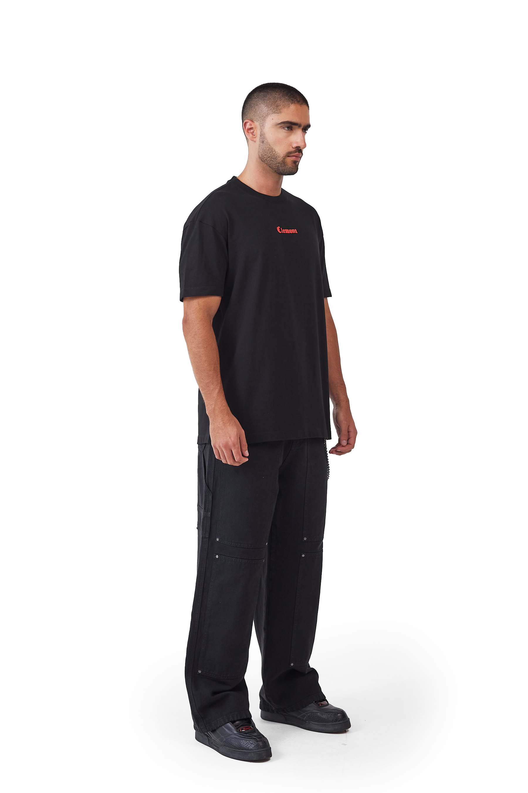 CAMISETA HOMBRE PAURA NEGRO CLEMONT