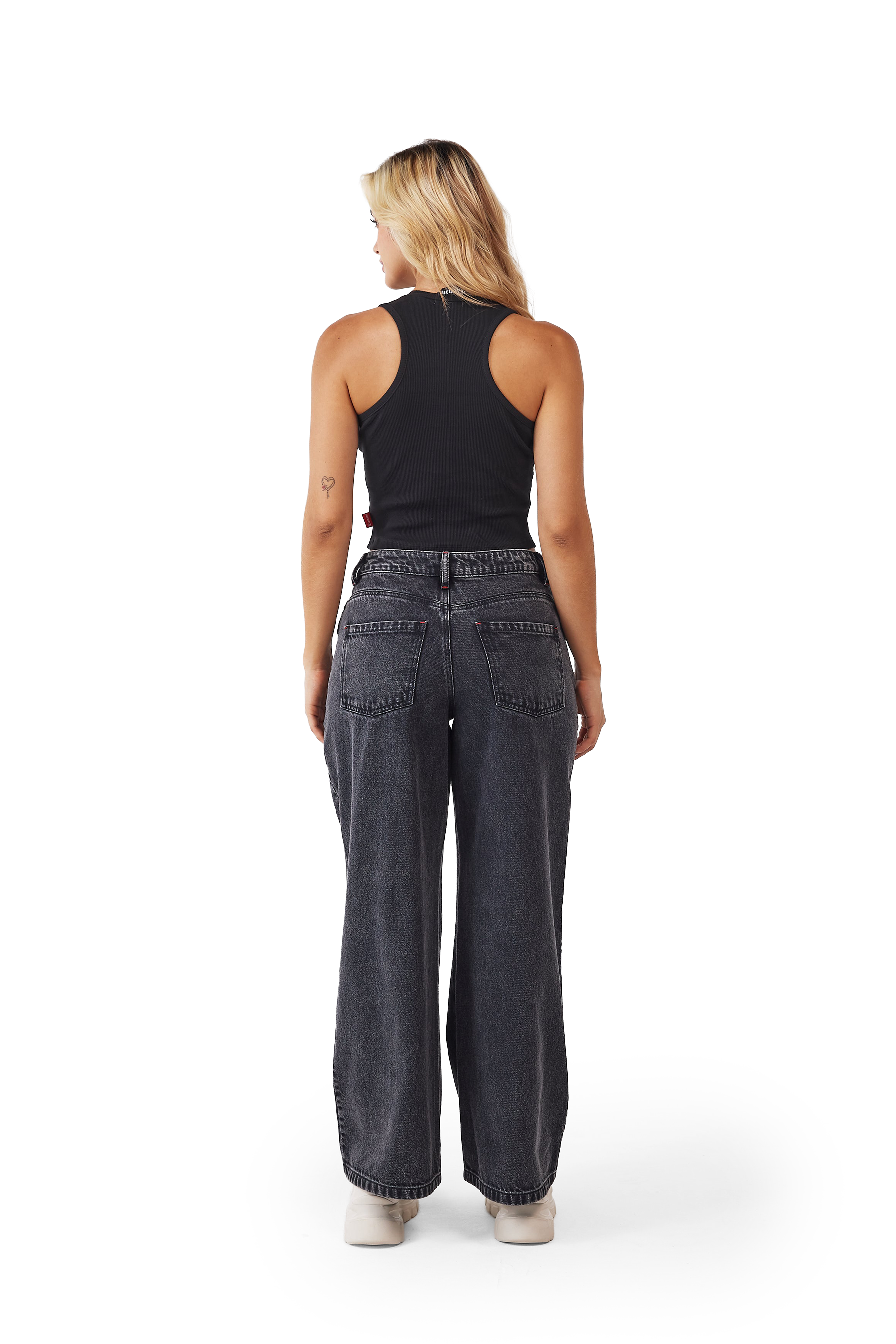 CROP TOPS FRAGILE NEGRO CLEMONT