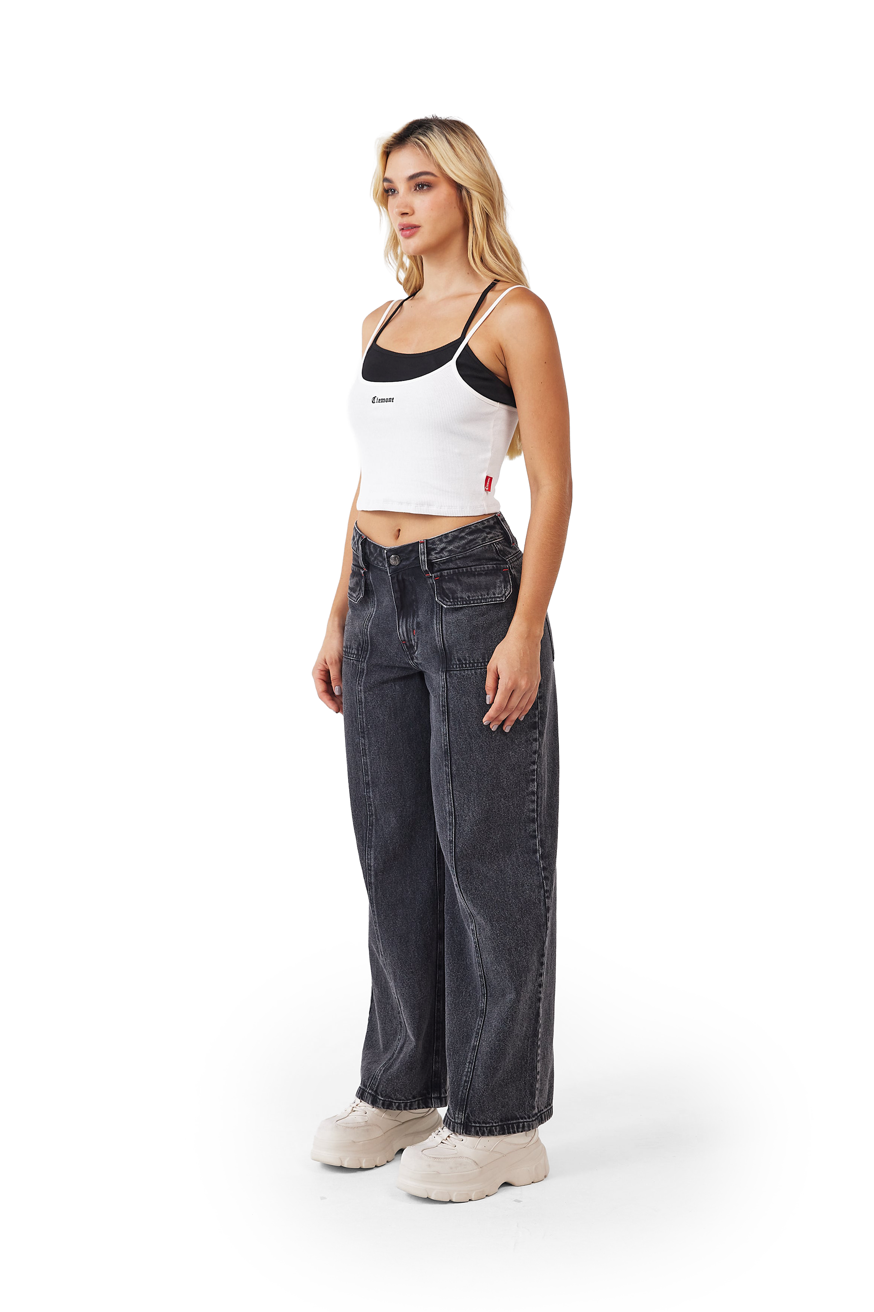 CROP TOP OSCILLARE CREMA CLEMONT