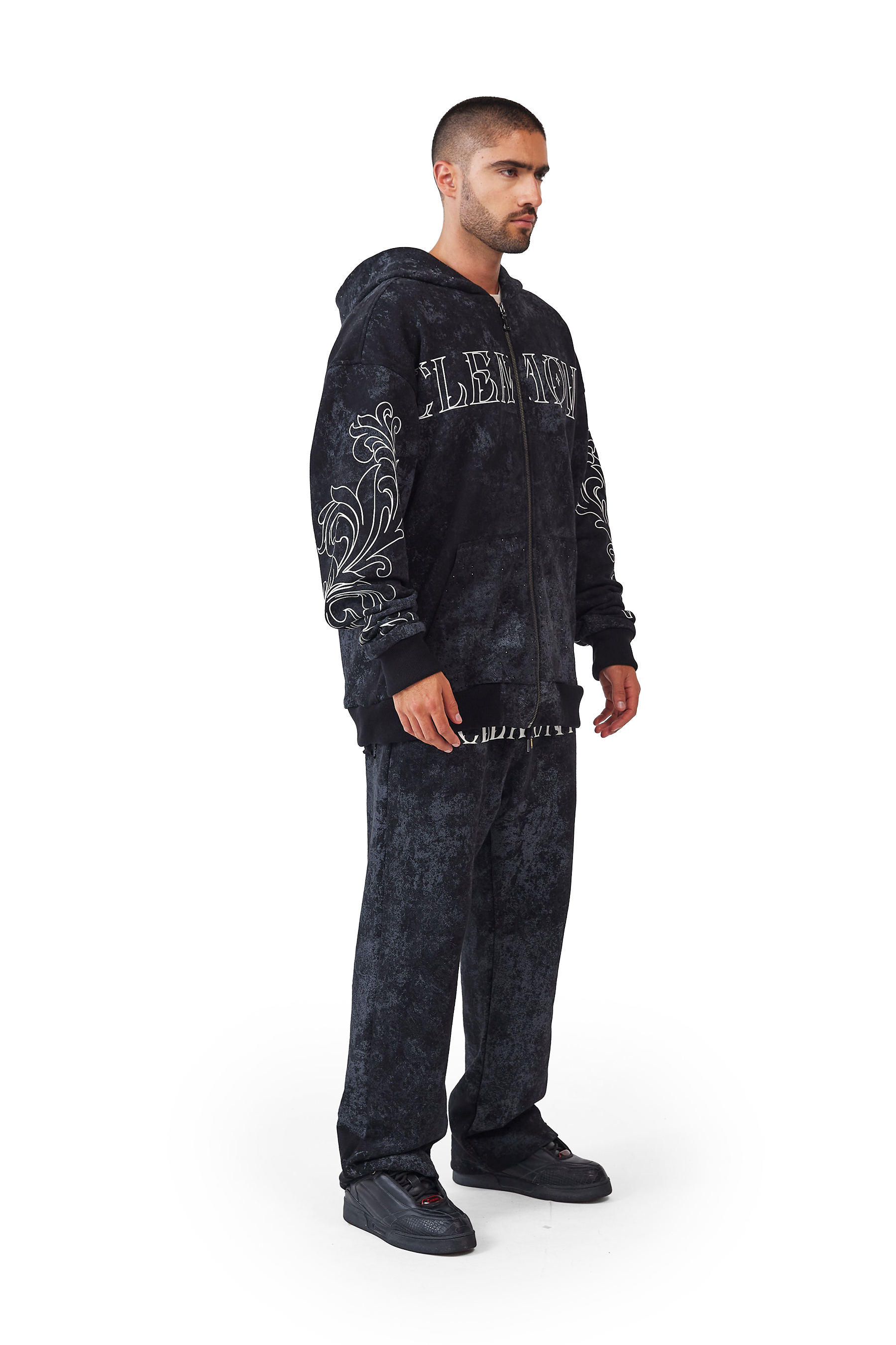 HOODIES HOMBRE MALEVOLO NEGRO CLEMONT