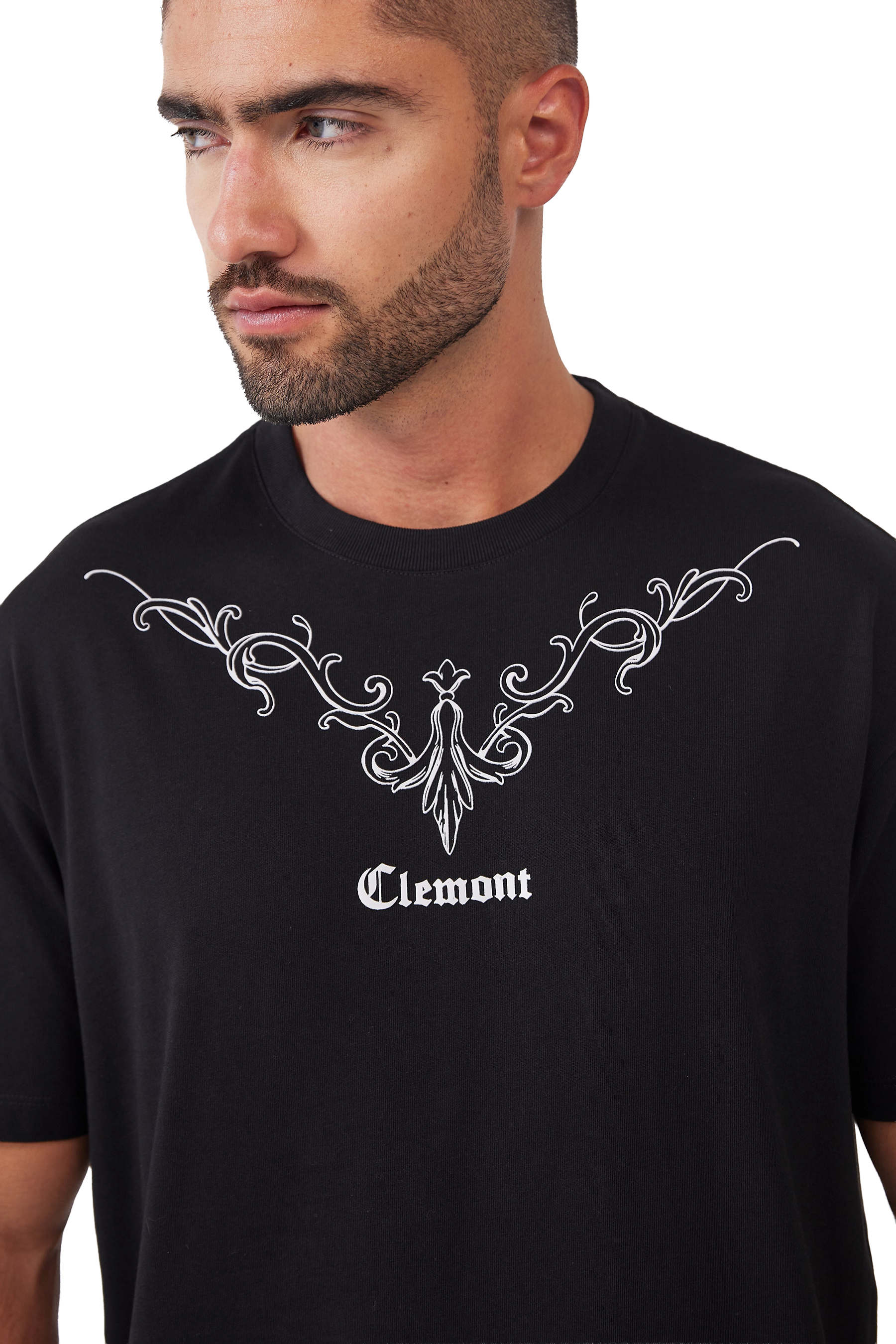 CAMISETA HOMBRE OMBRA NEGRO CLEMONT