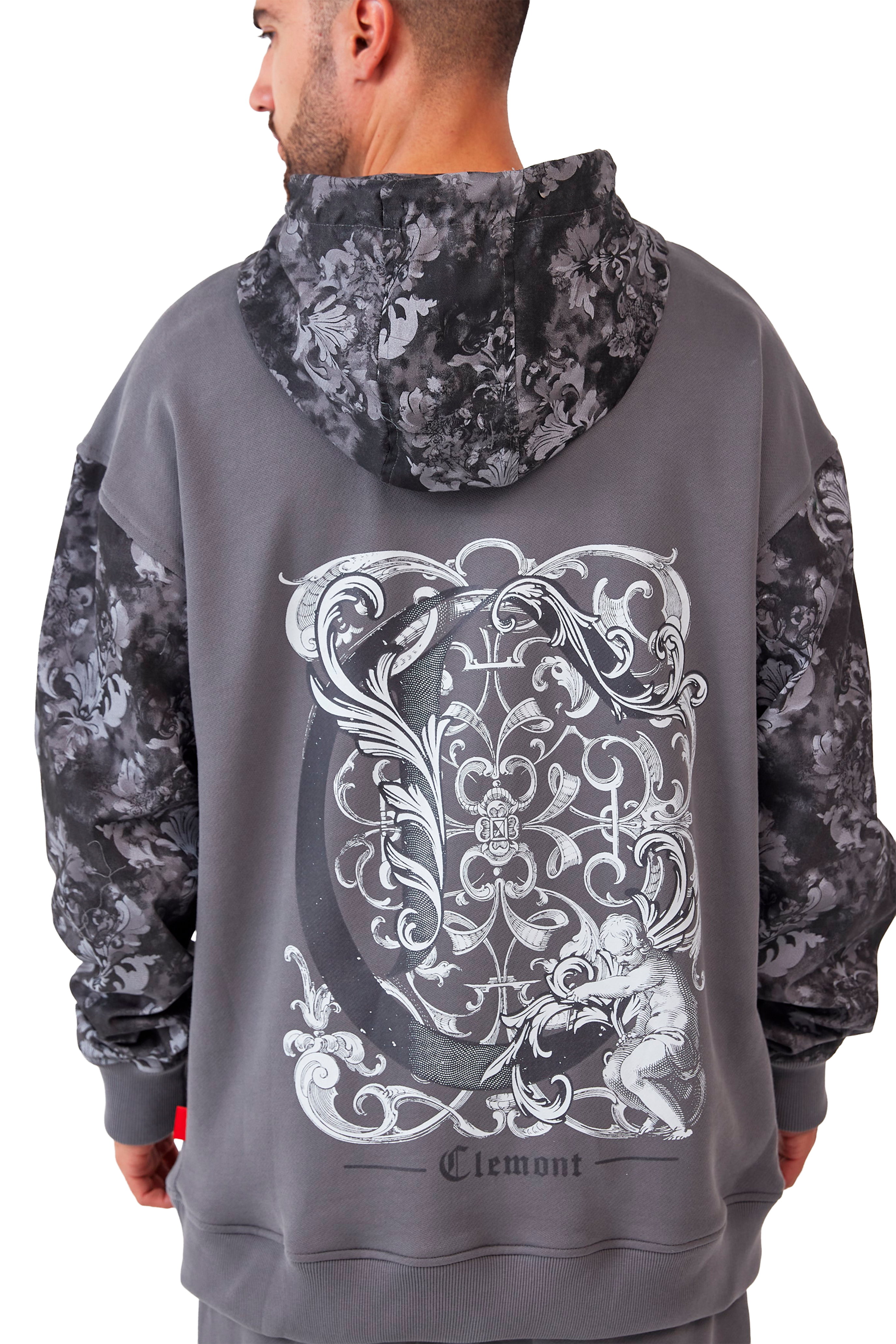 HOODIES HOMBRE INQUIETO GRIS OSCURO CLEMONT