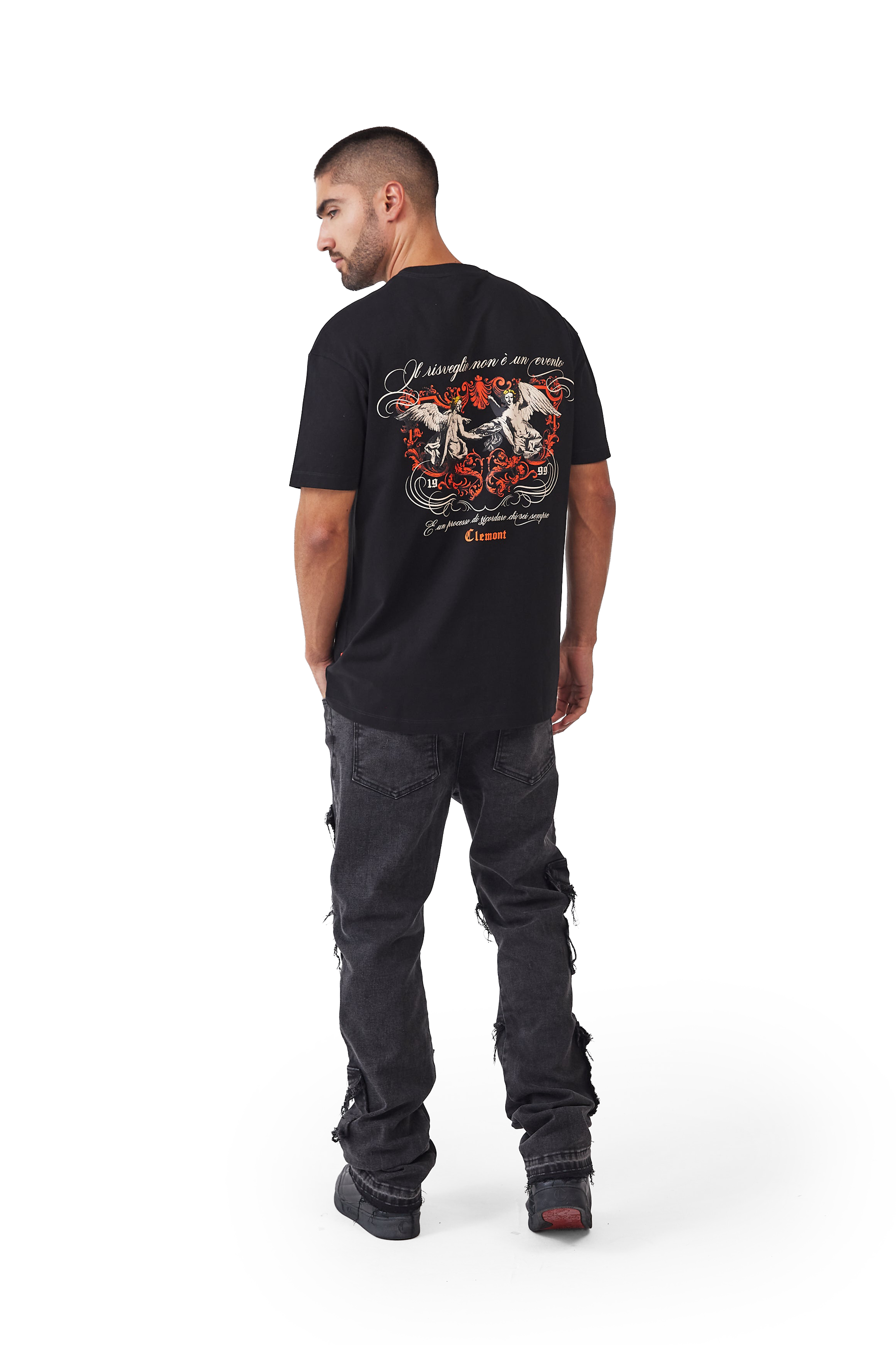 CAMISETA HOMBRE EREBO NEGRO CLEMONT