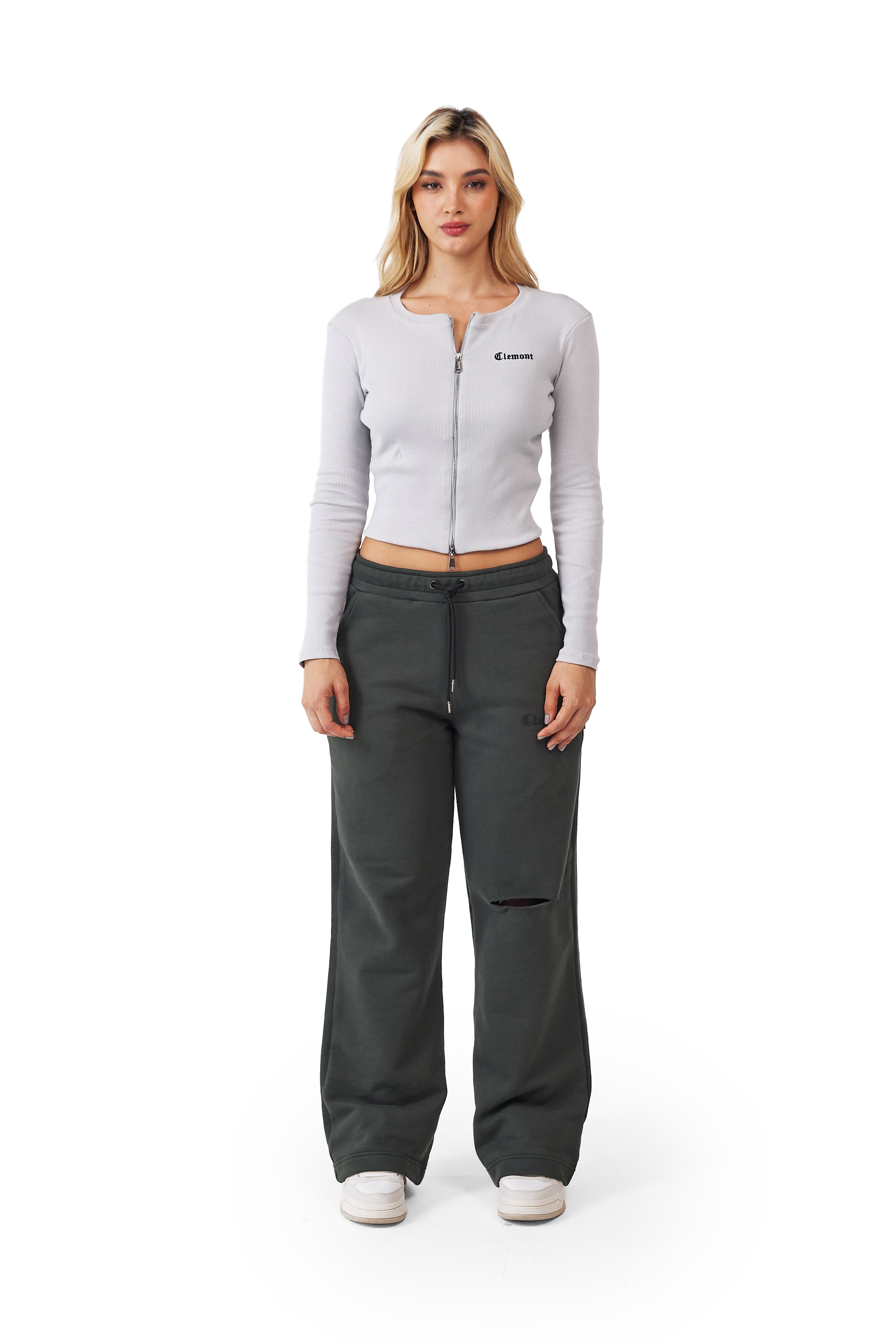 CAMISETA MUJER VELENO GRIS CLEMONT