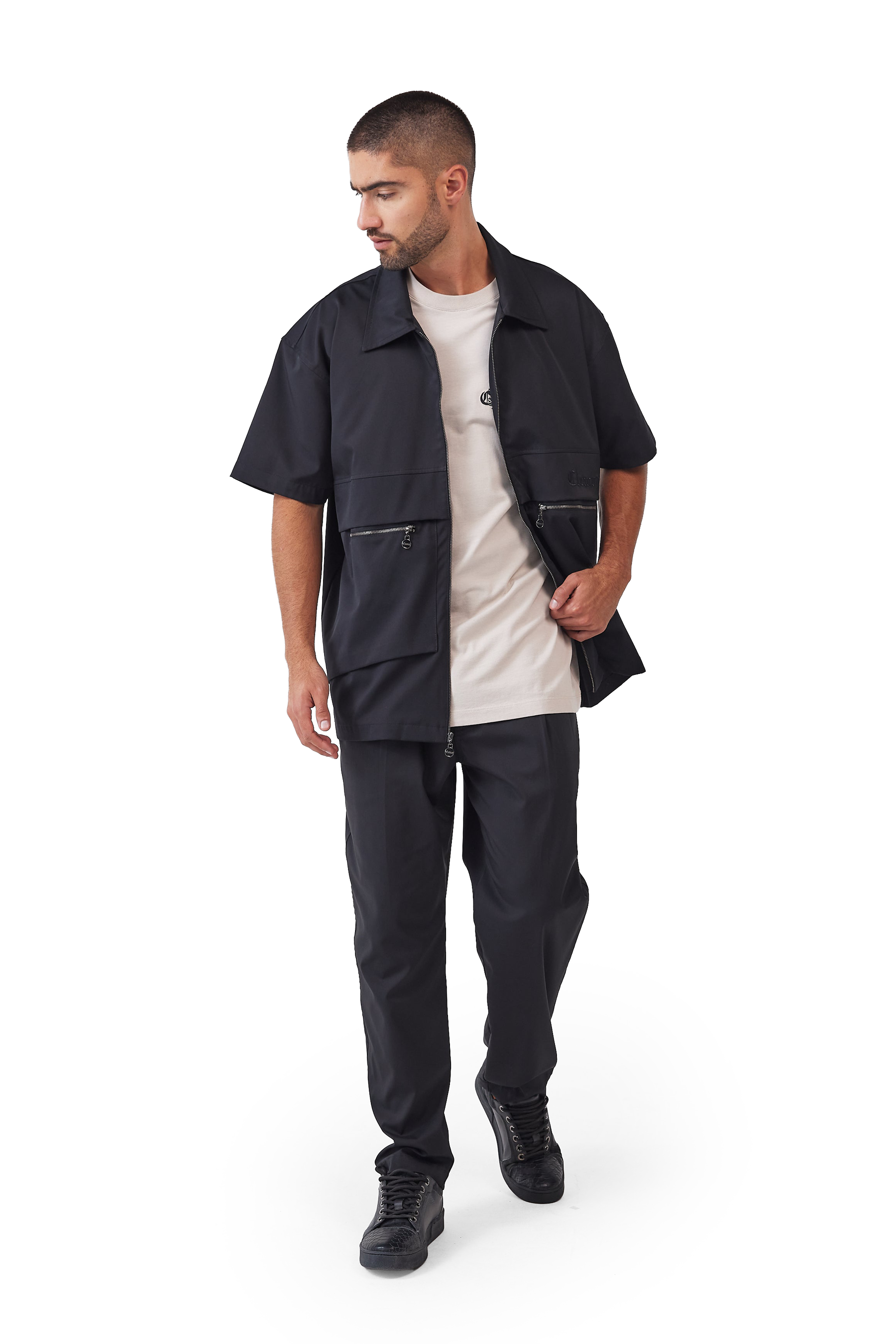 CAMISETA HOMBRE MALIGNO NEGRO CLEMONT