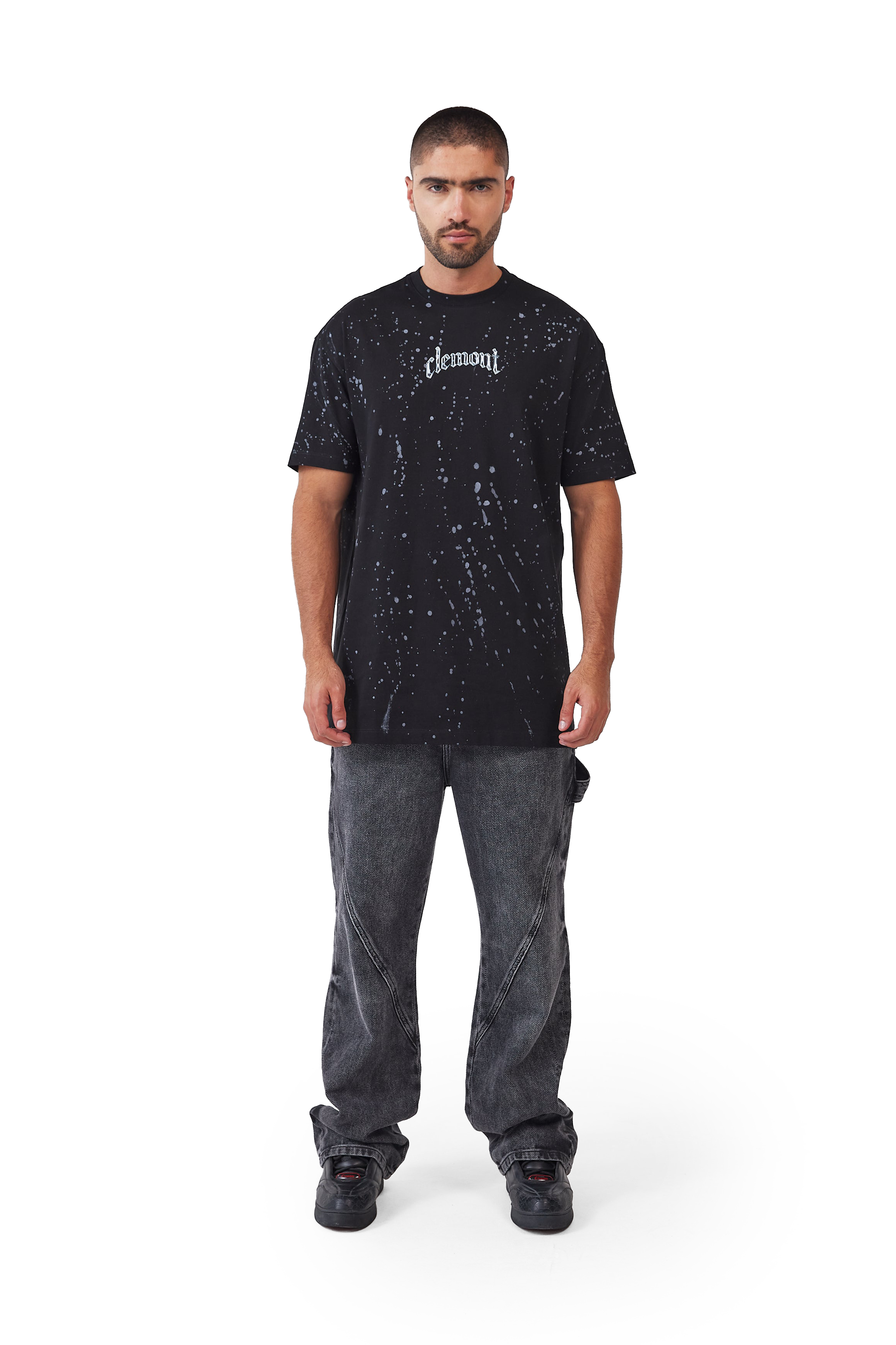 CAMISETA HOMBRE MACCHIA NEGRO CLEMONT