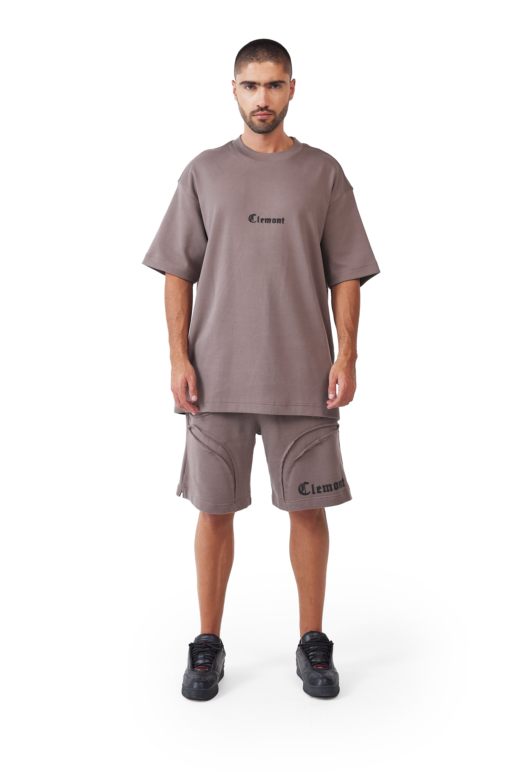 CAMISETA HOMBRE OVERSIZED PATEMA TAUPE CLEMONT