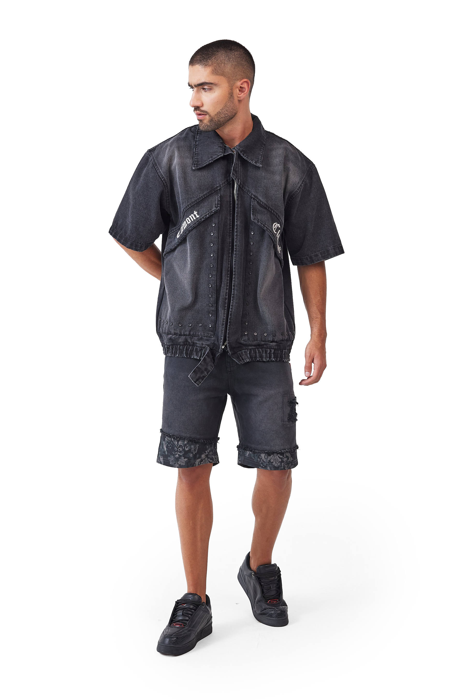 CAMISETA HOMBRE RESURREZIONE NEGRO CLEMONT