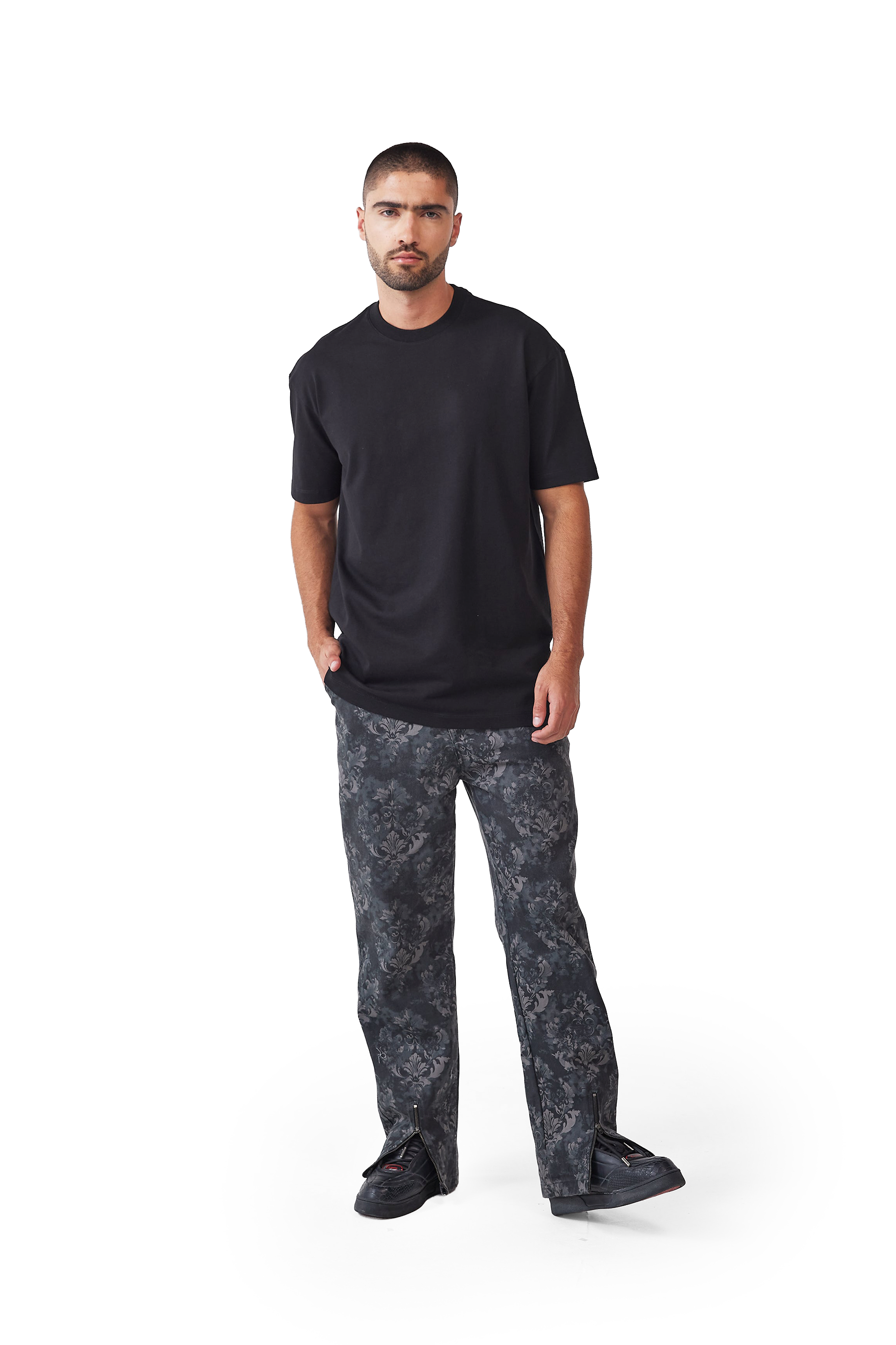 CAMISETA HOMBRE MORTALE NEGRO CLEMONT