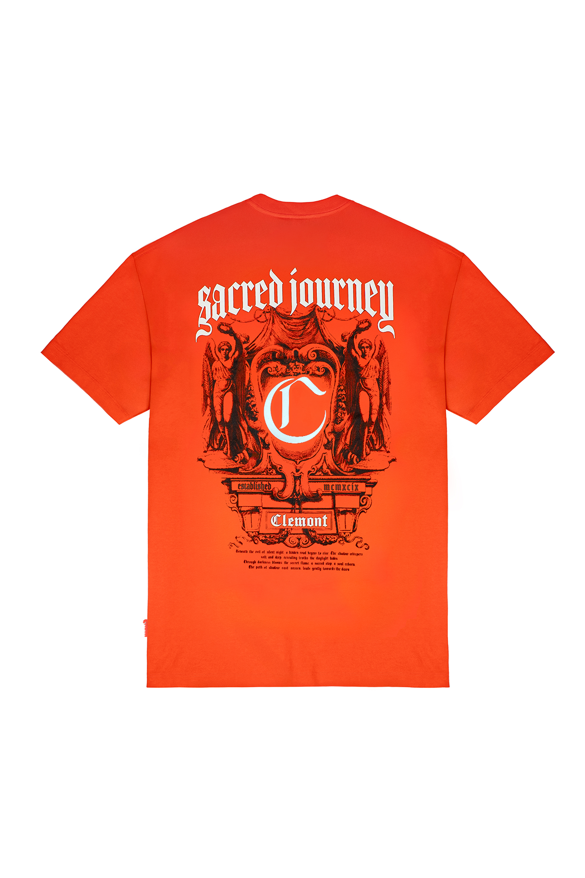 CAMISETA HOMBRE INCRESPATURA ROJA CLEMONT