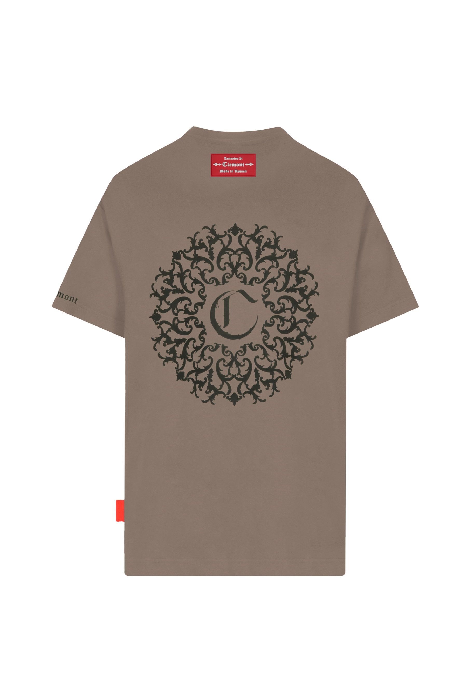 T-SHIRT MEN OVERSIZED ABBONDANZA TAUPE CLEMONT